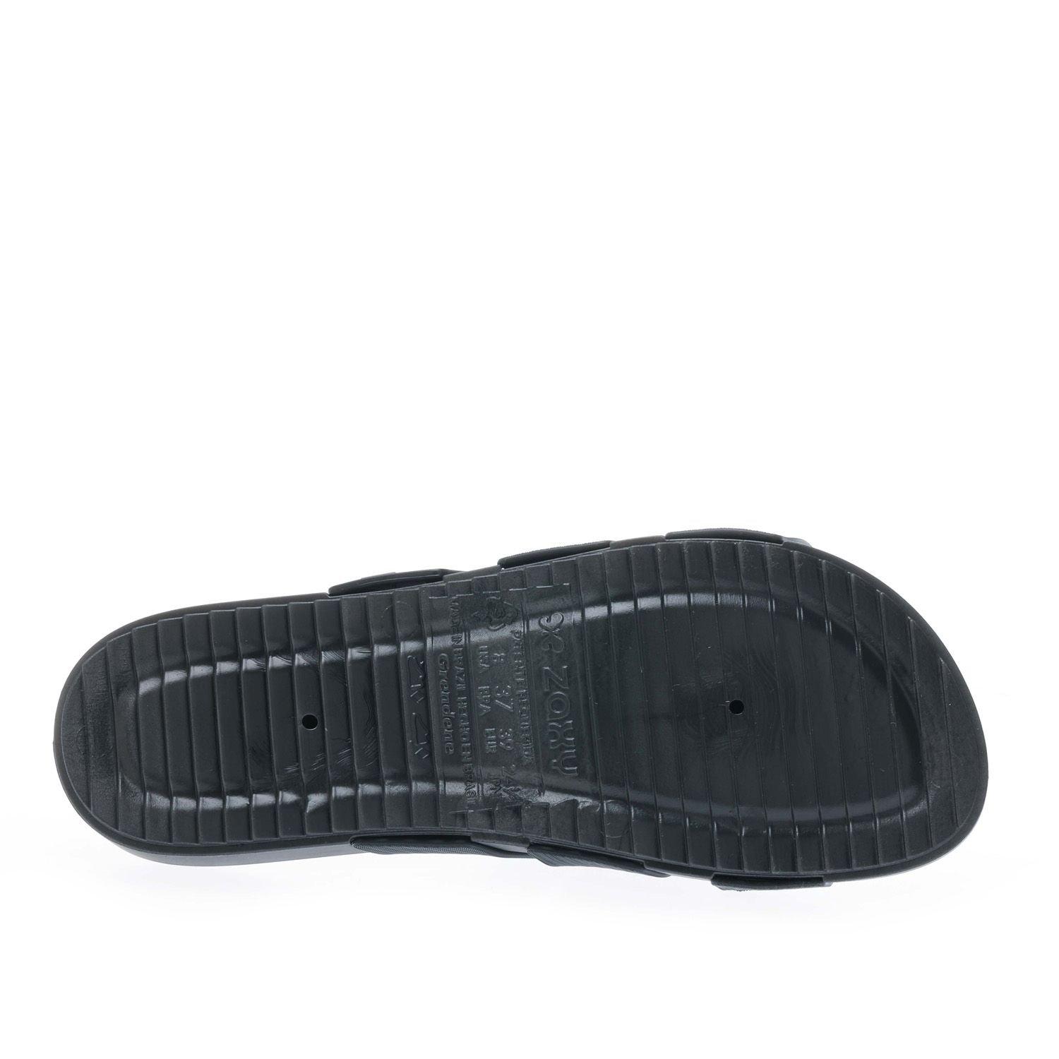 Black - Zaxy - Women's Respiro Slide Flat Sandals - 7