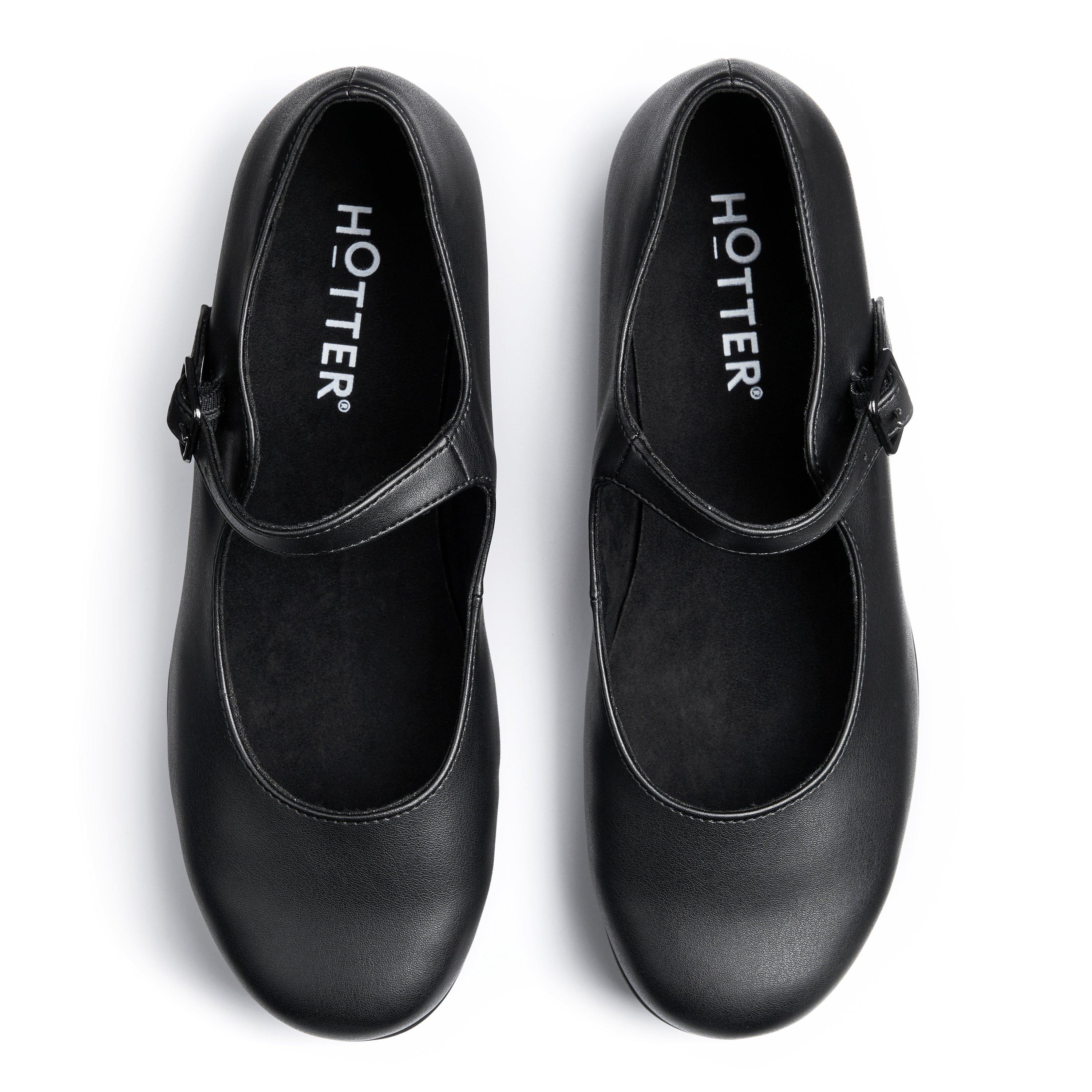 Black - Hotter - Violet Mary Janes Wide Fit - 3