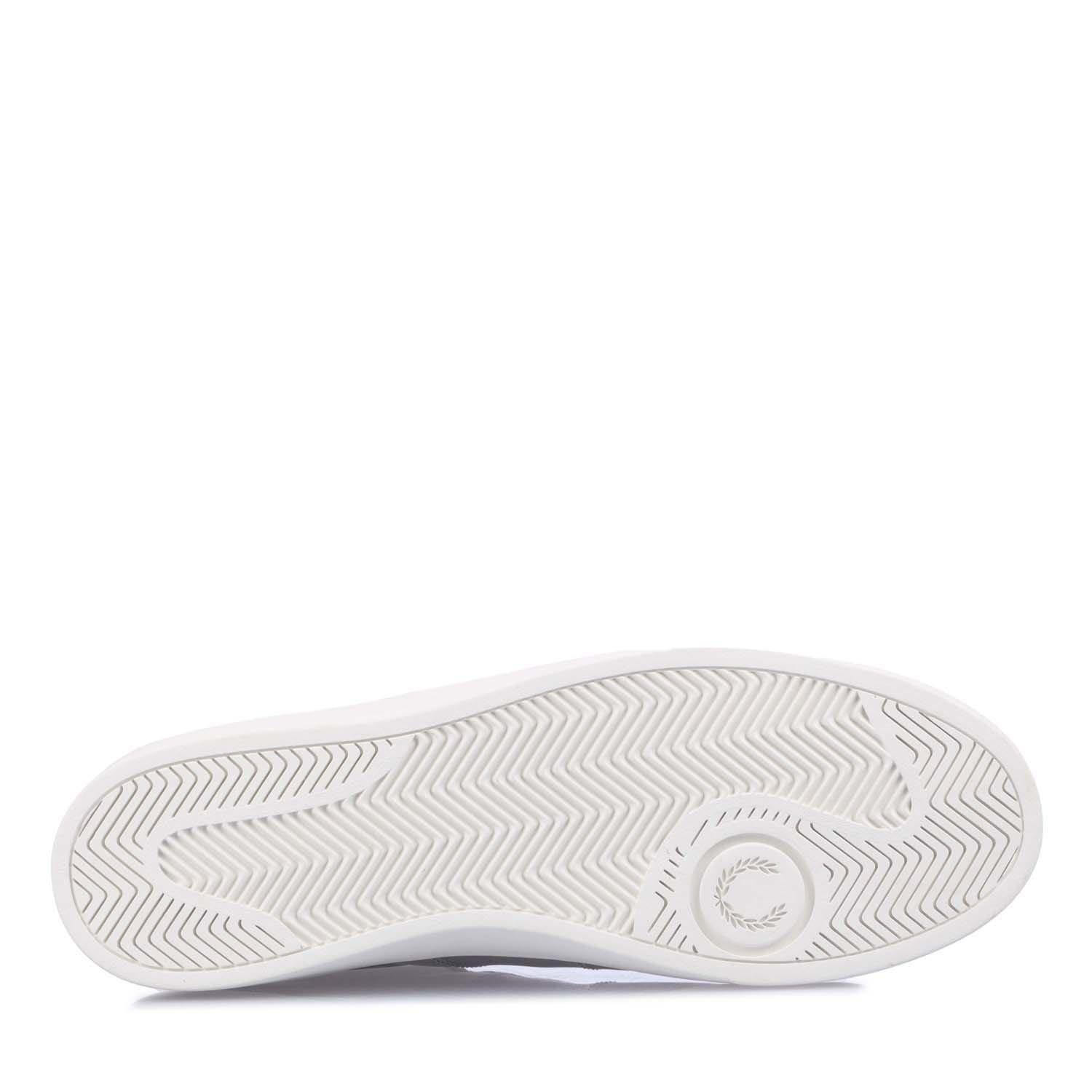 Grey - Fred Perry - Spencer Leather Trainers - 4