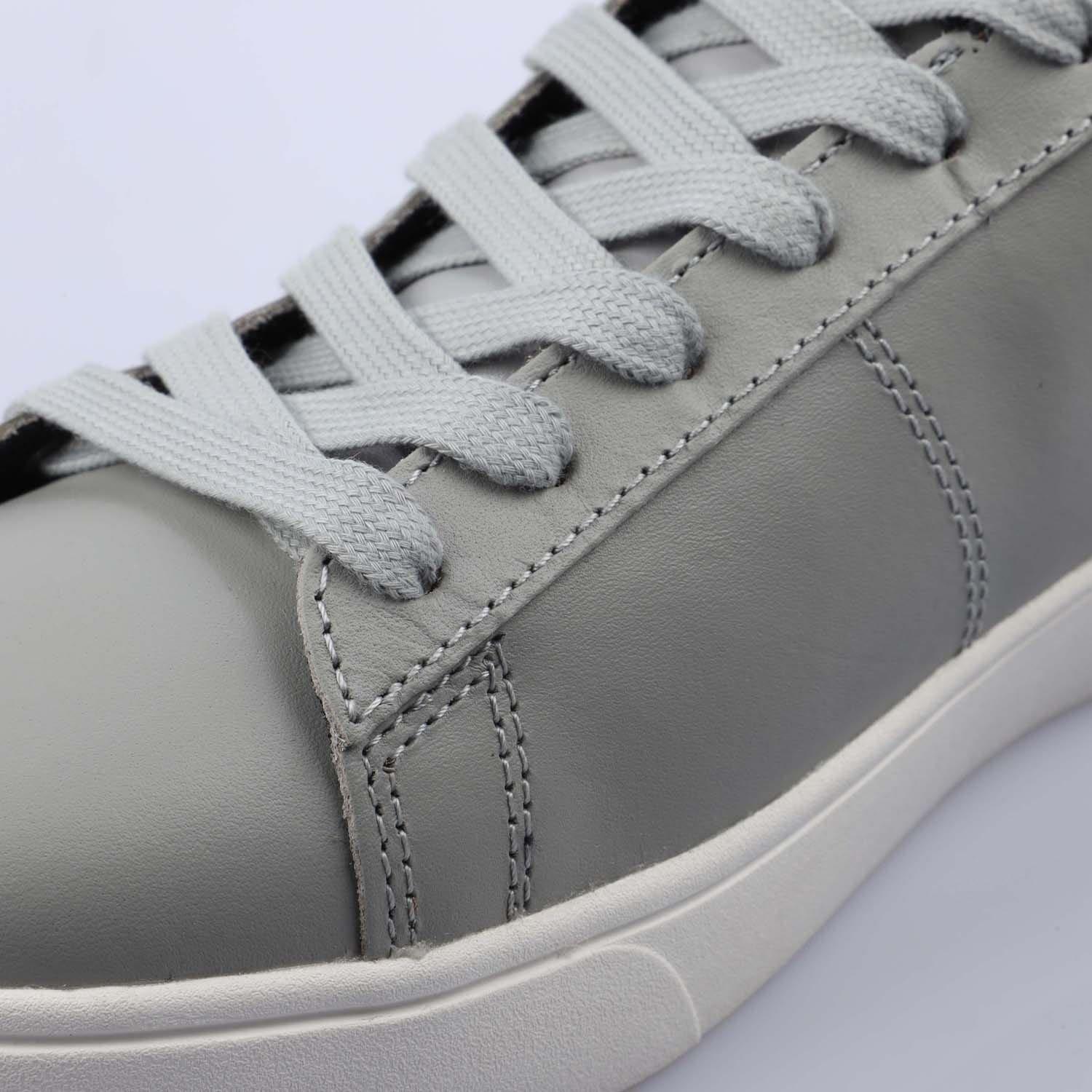 Grey - Fred Perry - Spencer Leather Trainers - 6
