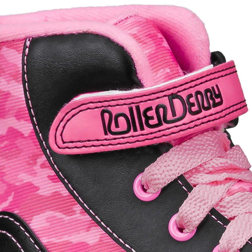Pink / Camo - Roller Derby - FIRESTAR V2 CHILDRENS QUAD ROLLER SKATES - PINK - 5
