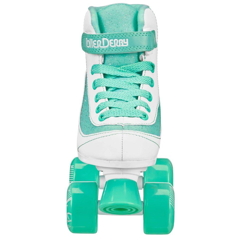White / Teal - Roller Derby - FIRESTAR V2 CHILDRENS QUAD ROLLER SKATES - 3