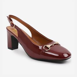 Wheres That From Raizel Wide Fit Block Heel With Metal Detail And S