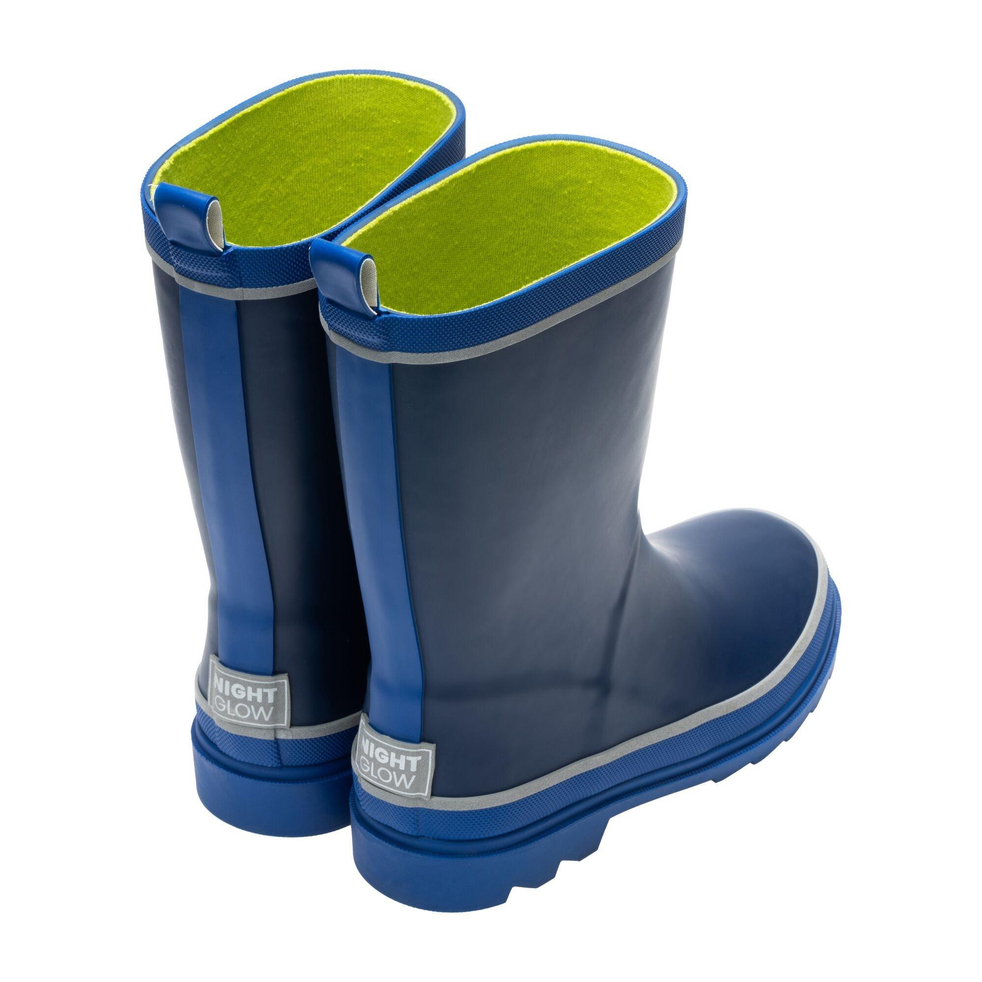Aviator Blue/Ol - Regatta - Kids Foxfire Waterproof Wellington Boots - 2