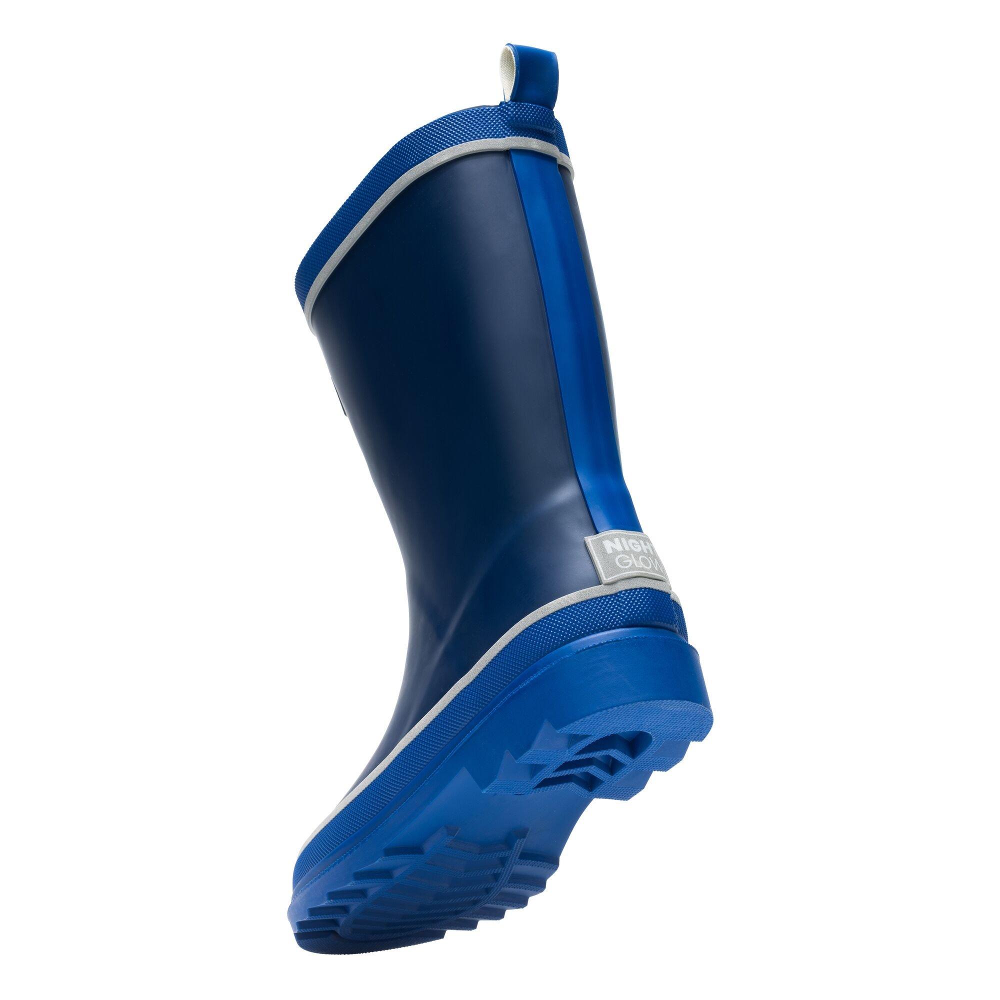 Aviator Blue/Ol - Regatta - Kids Foxfire Waterproof Wellington Boots - 6