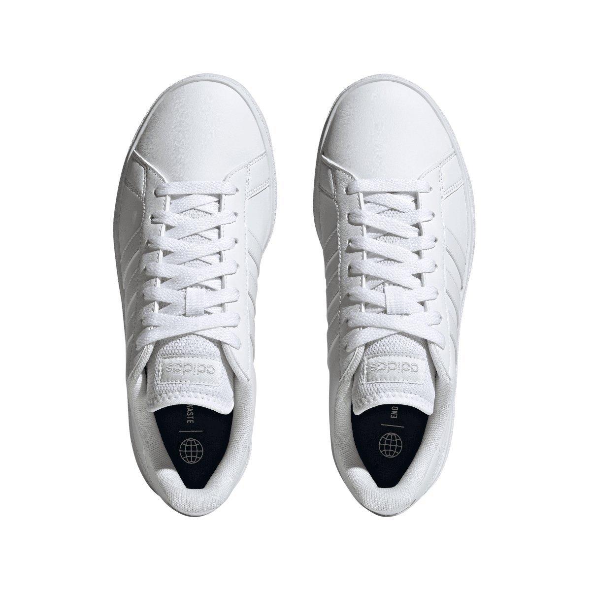 White - adidas - Grand Court Base 2.0 Trainers - 3