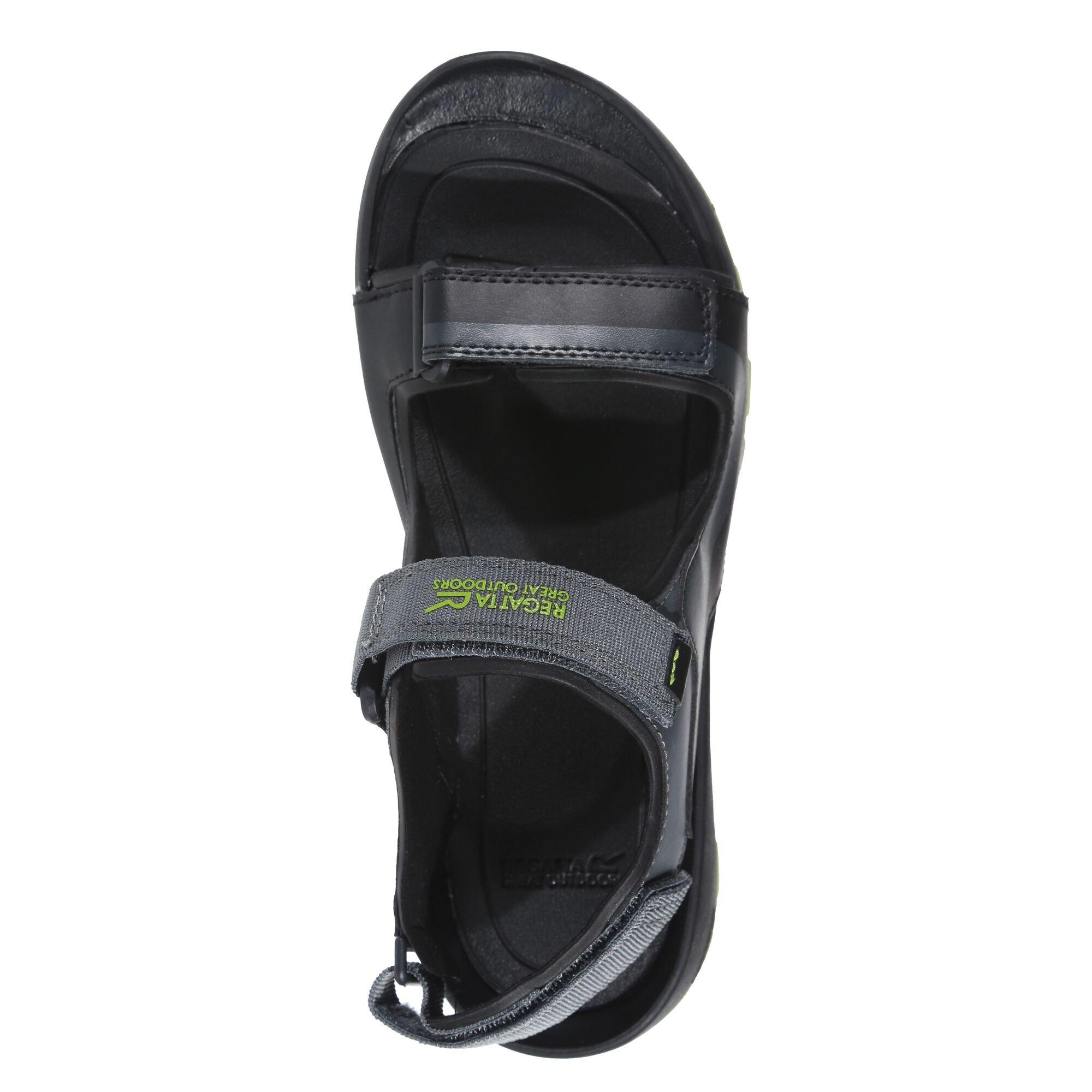 Black/Lime - Regatta - Men's Samaris Walking Sandals - 7