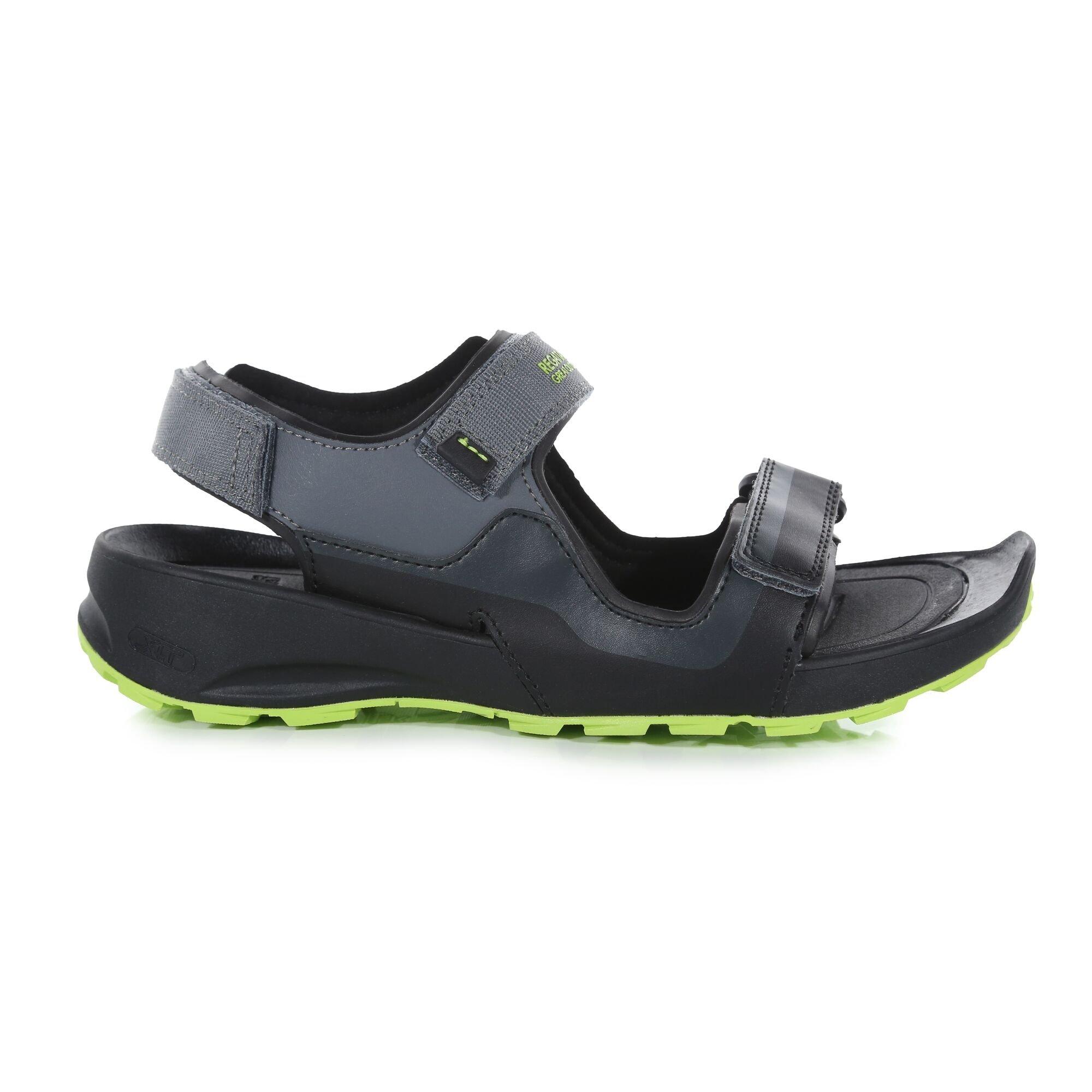 Black/Lime - Regatta - Men's Samaris Walking Sandals - 3