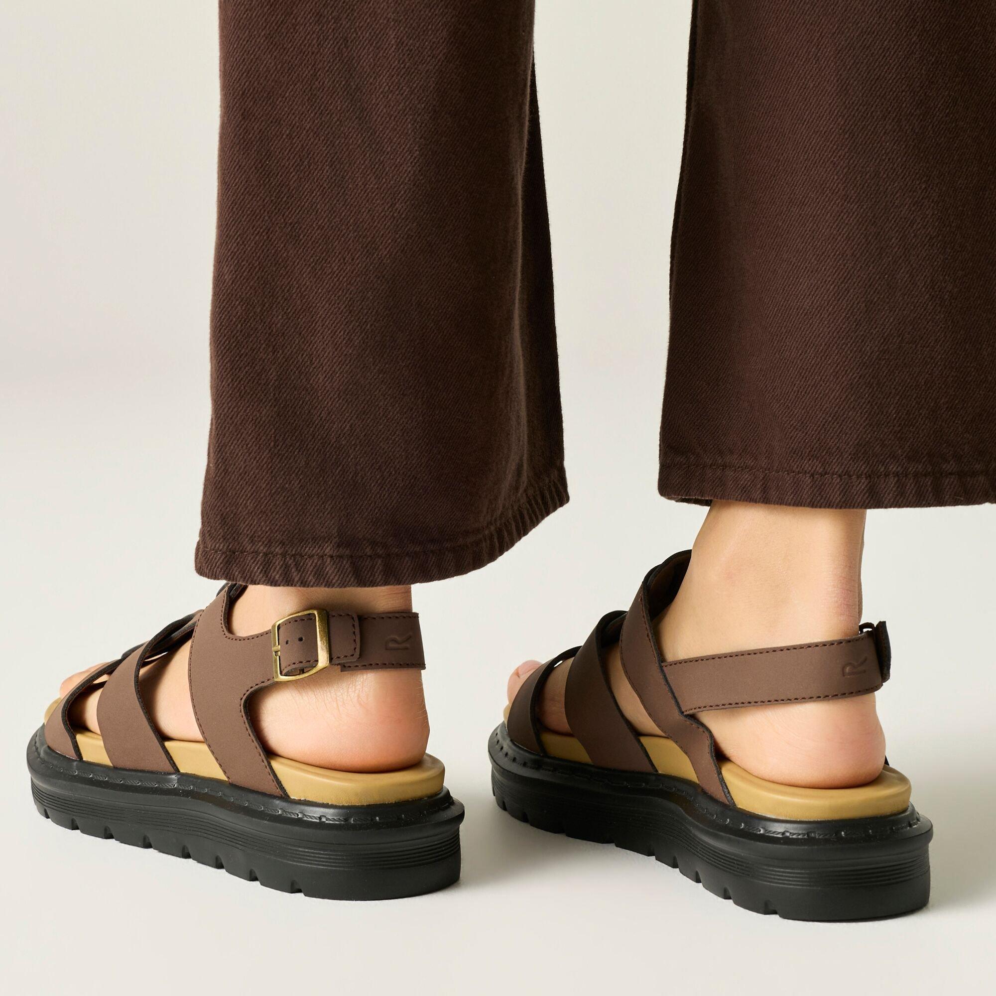 Chestnut Brown - Regatta - Womens Palma Sandals - 3