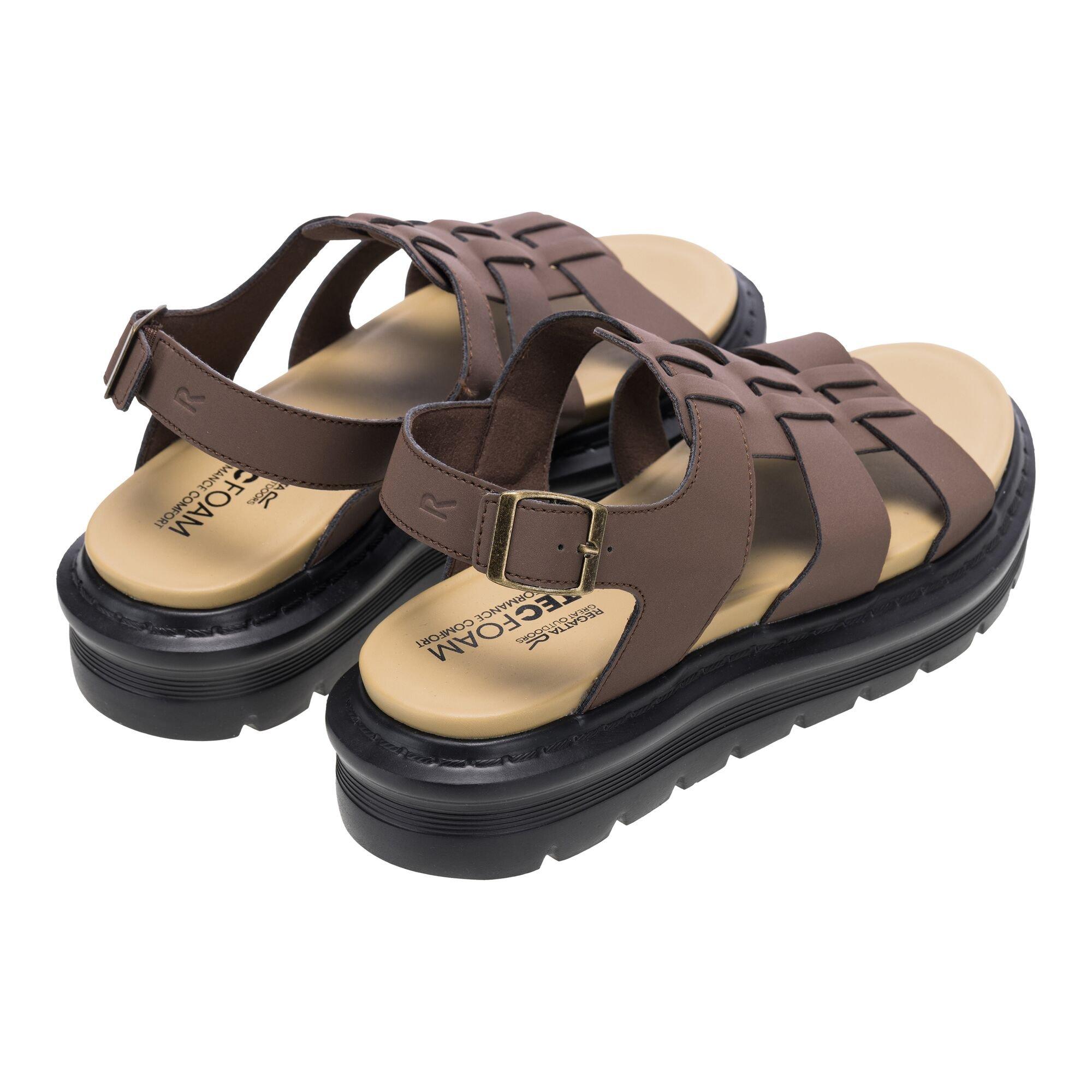 Chestnut Brown - Regatta - Womens Palma Sandals - 6