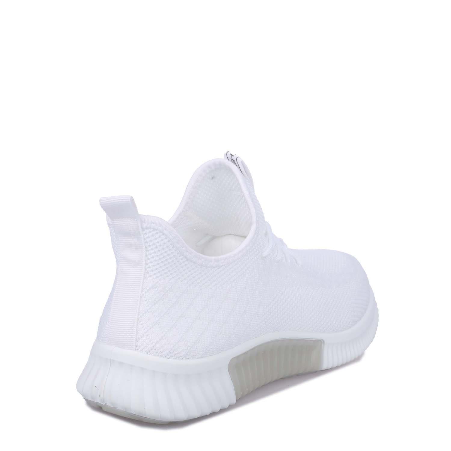 White - Crosshatch - Rideout Trainers - 3