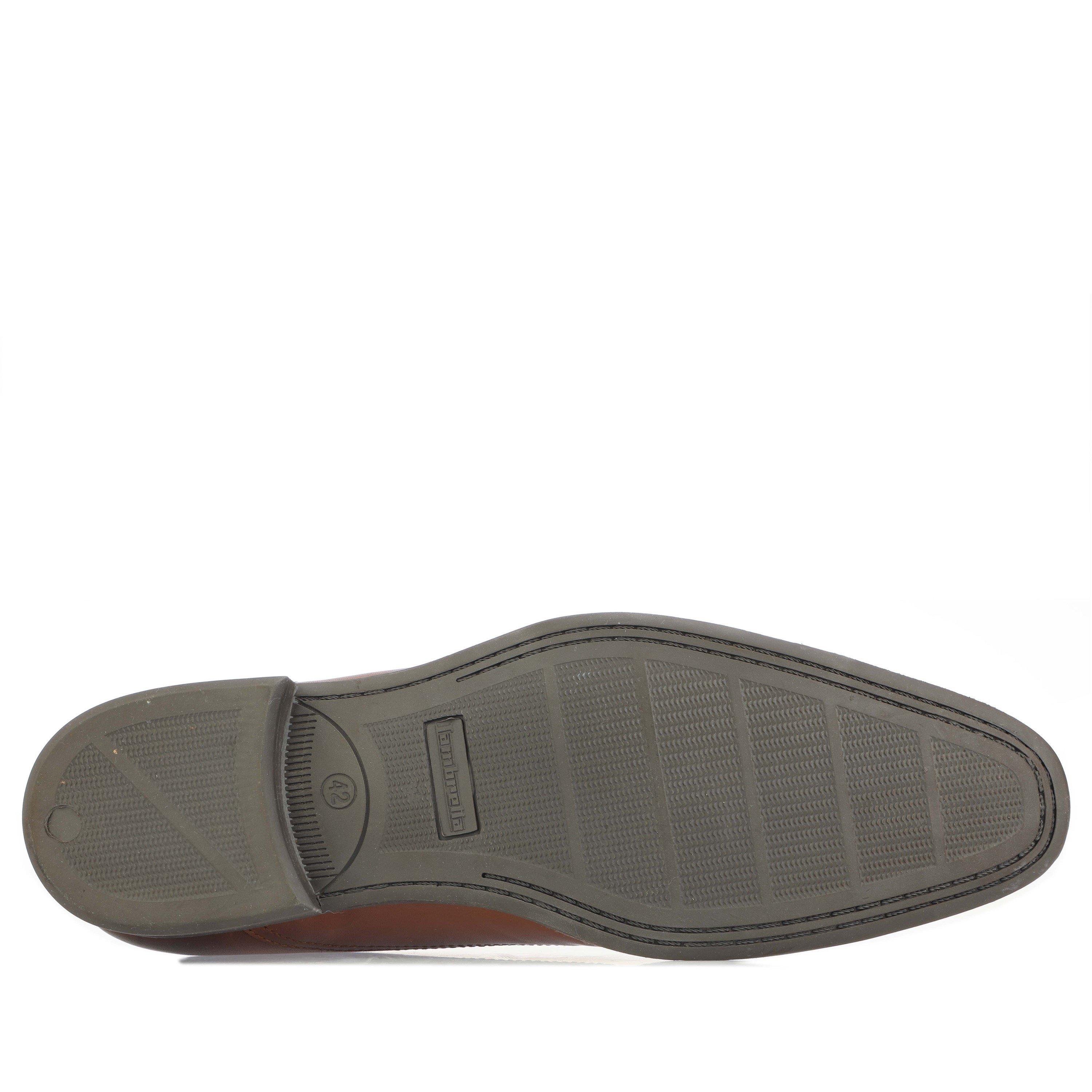 Tan - Lambretta - Ben Leather Derby Shoes - 4