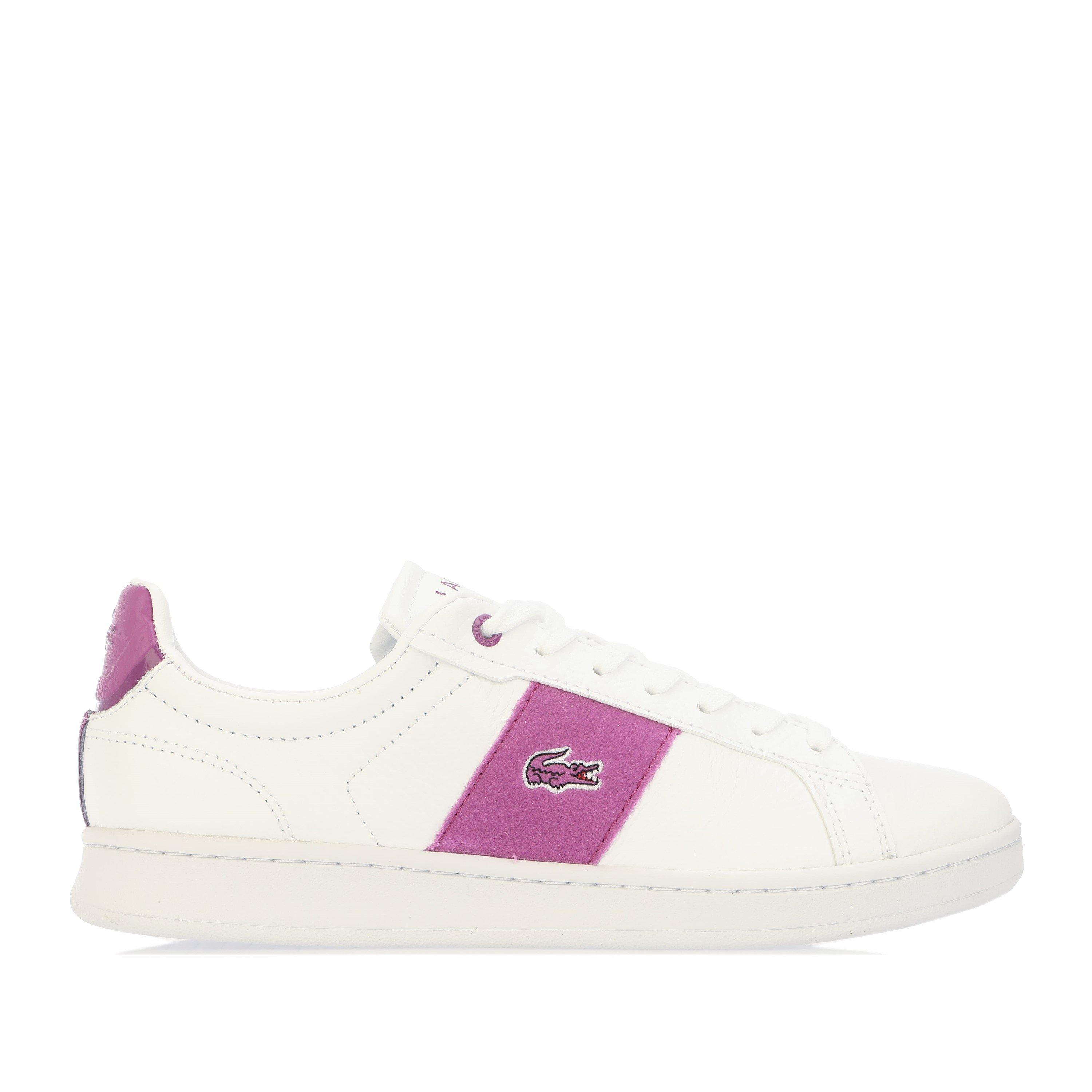 White Purple - Lacoste - Carnaby Pro Trainers - 1
