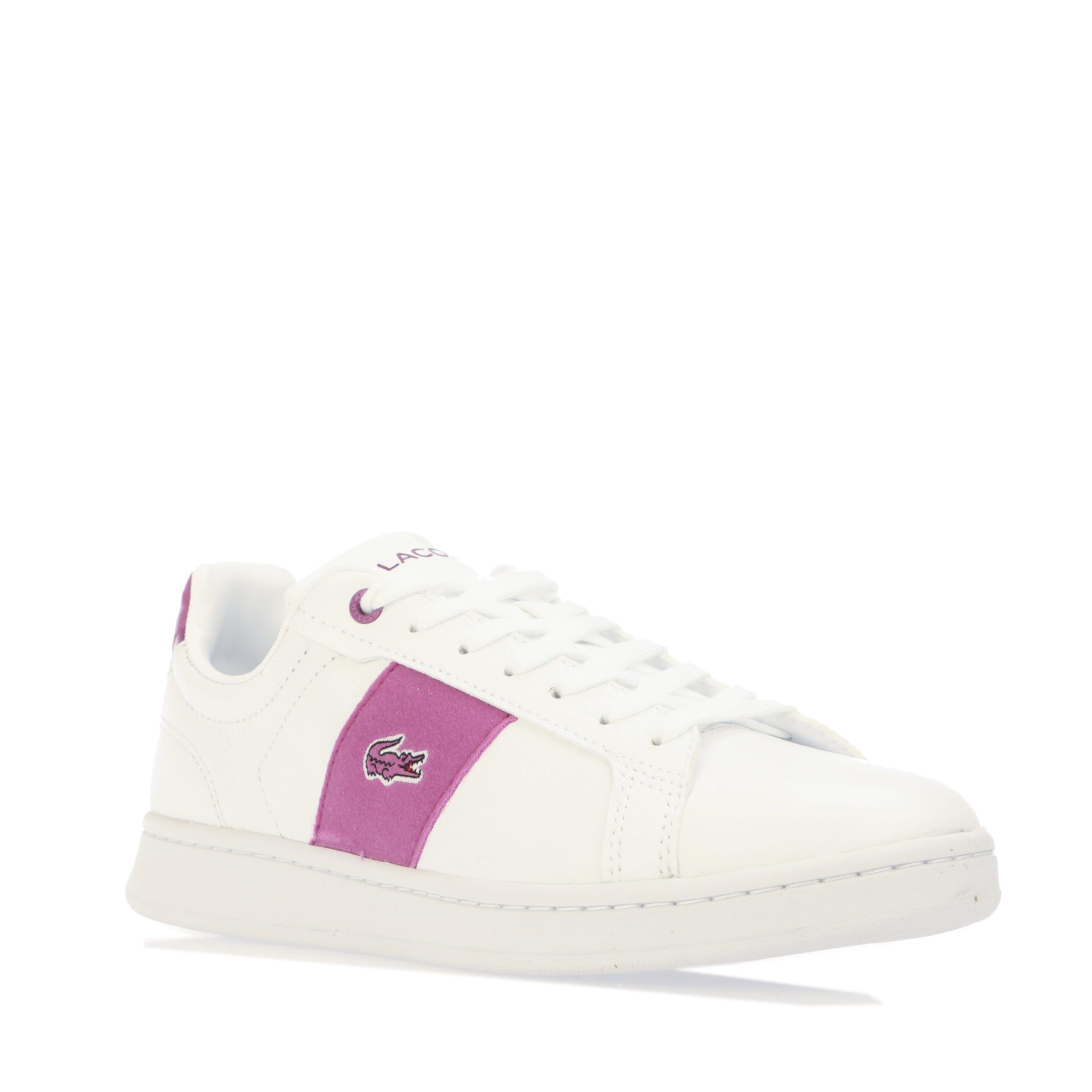 White Purple - Lacoste - Carnaby Pro Trainers - 2