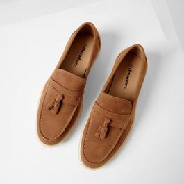 Threadbare Faux Suede Tassel Loafers
