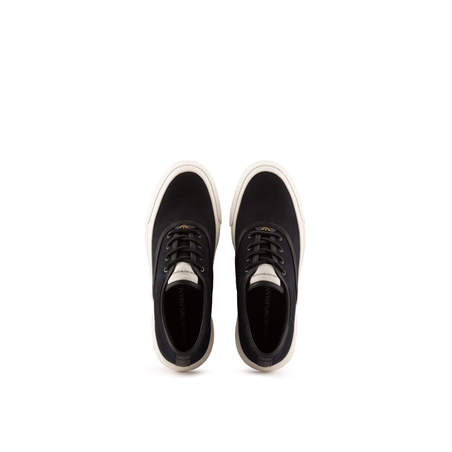 Navy - Emporio Armani - Trainers - 6