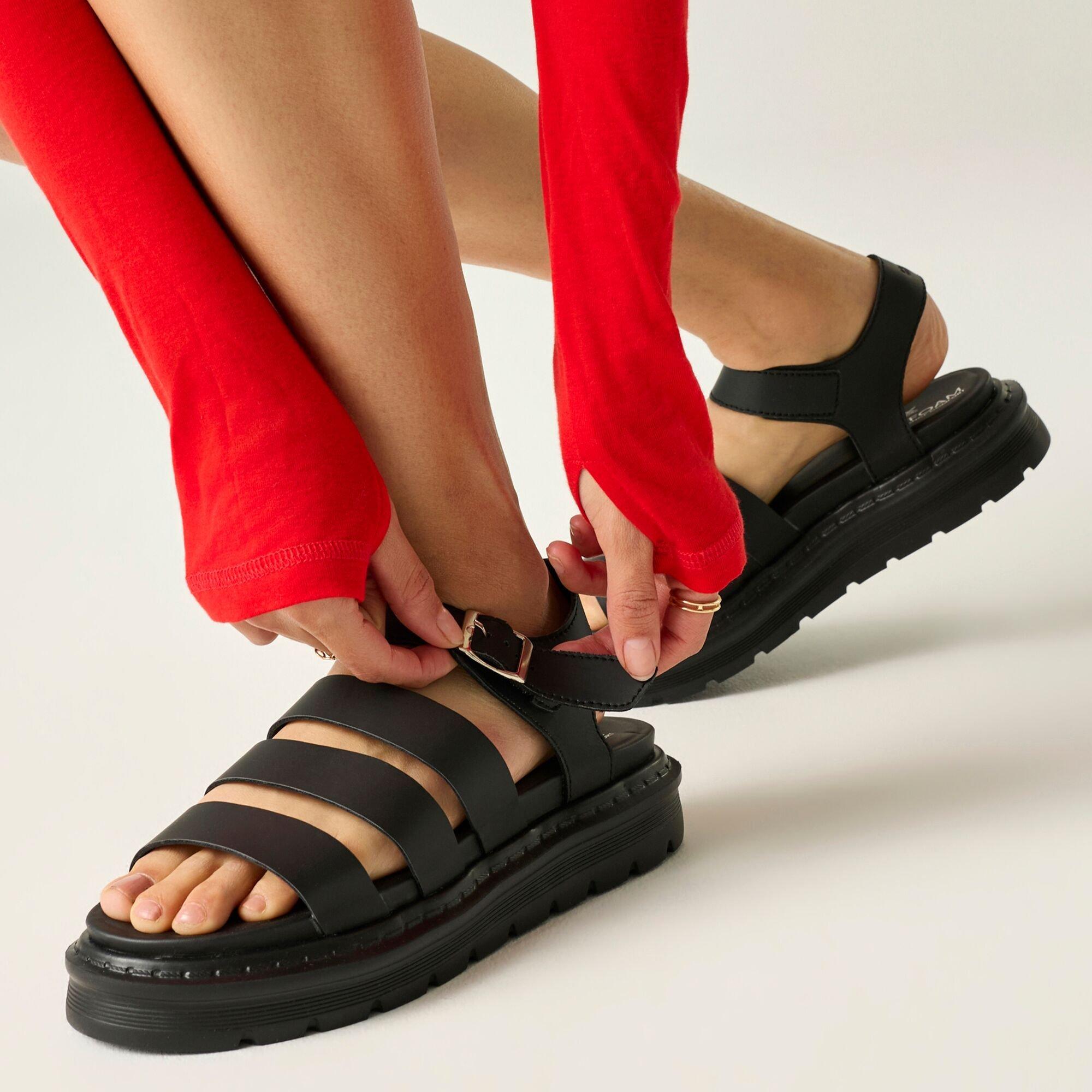 Black - Regatta - Womens Porto Sandals - 5