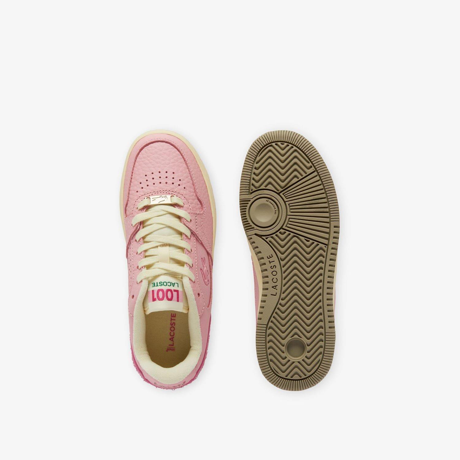Pink - Lacoste - L001 Set Leather Trainers - 4