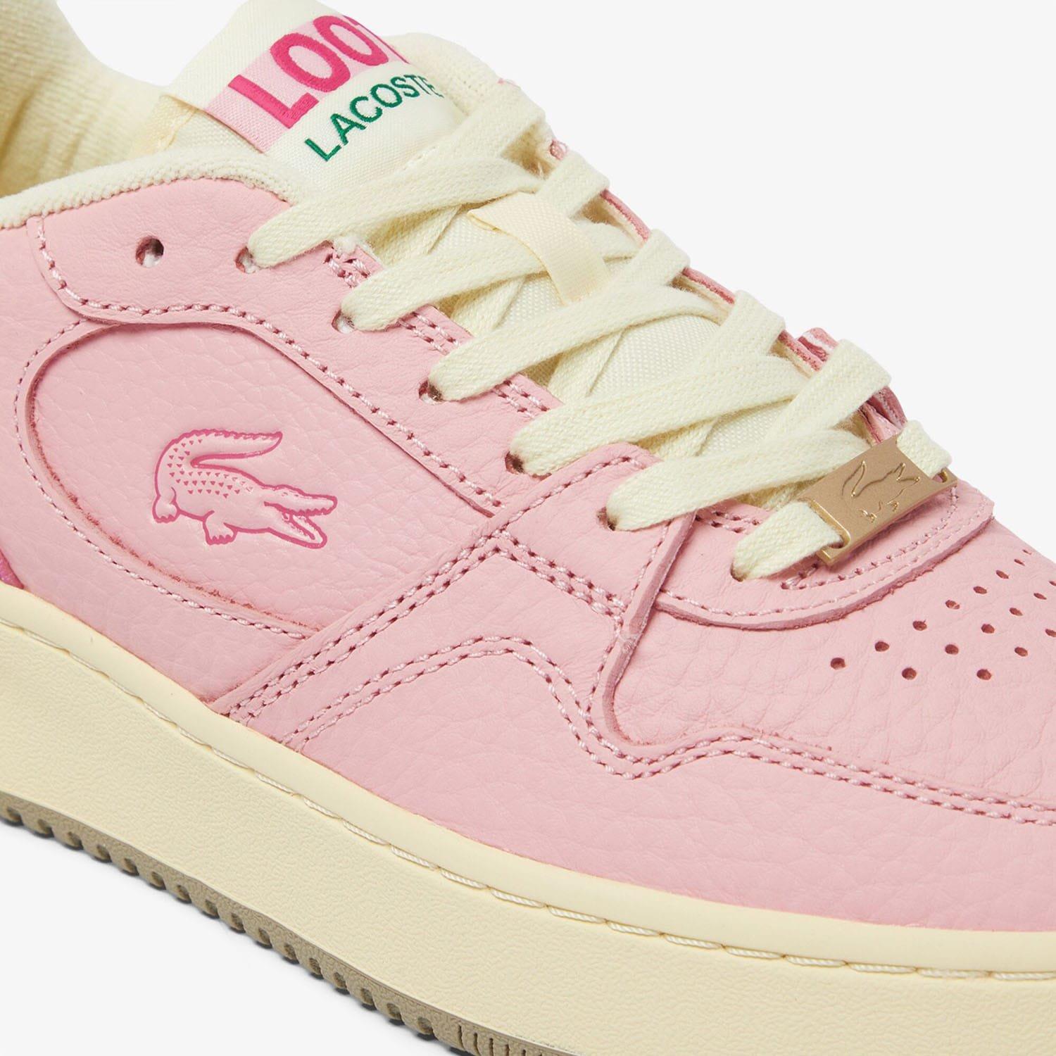 Pink - Lacoste - L001 Set Leather Trainers - 6