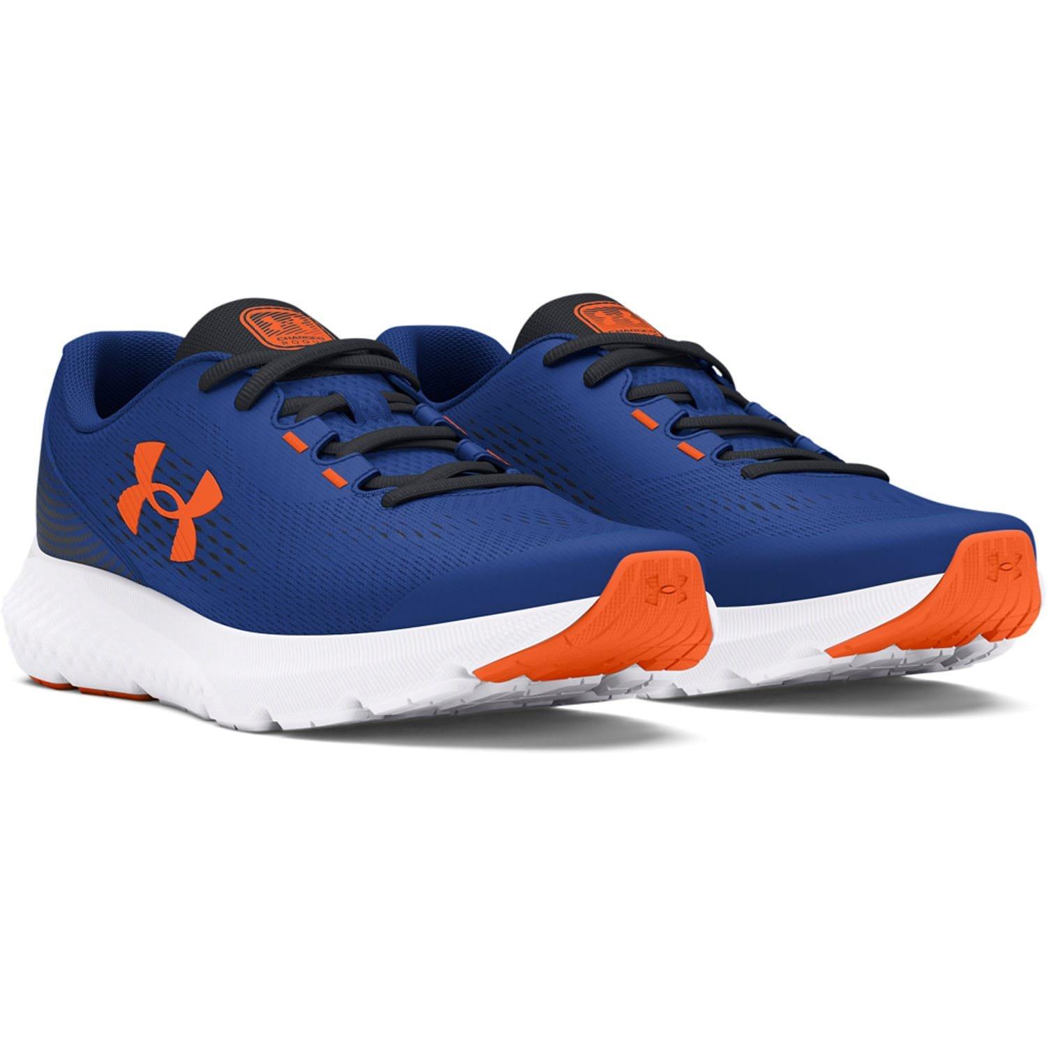 Blue - Under Armour - Grade School Rogue 4 Running Shoes - 3