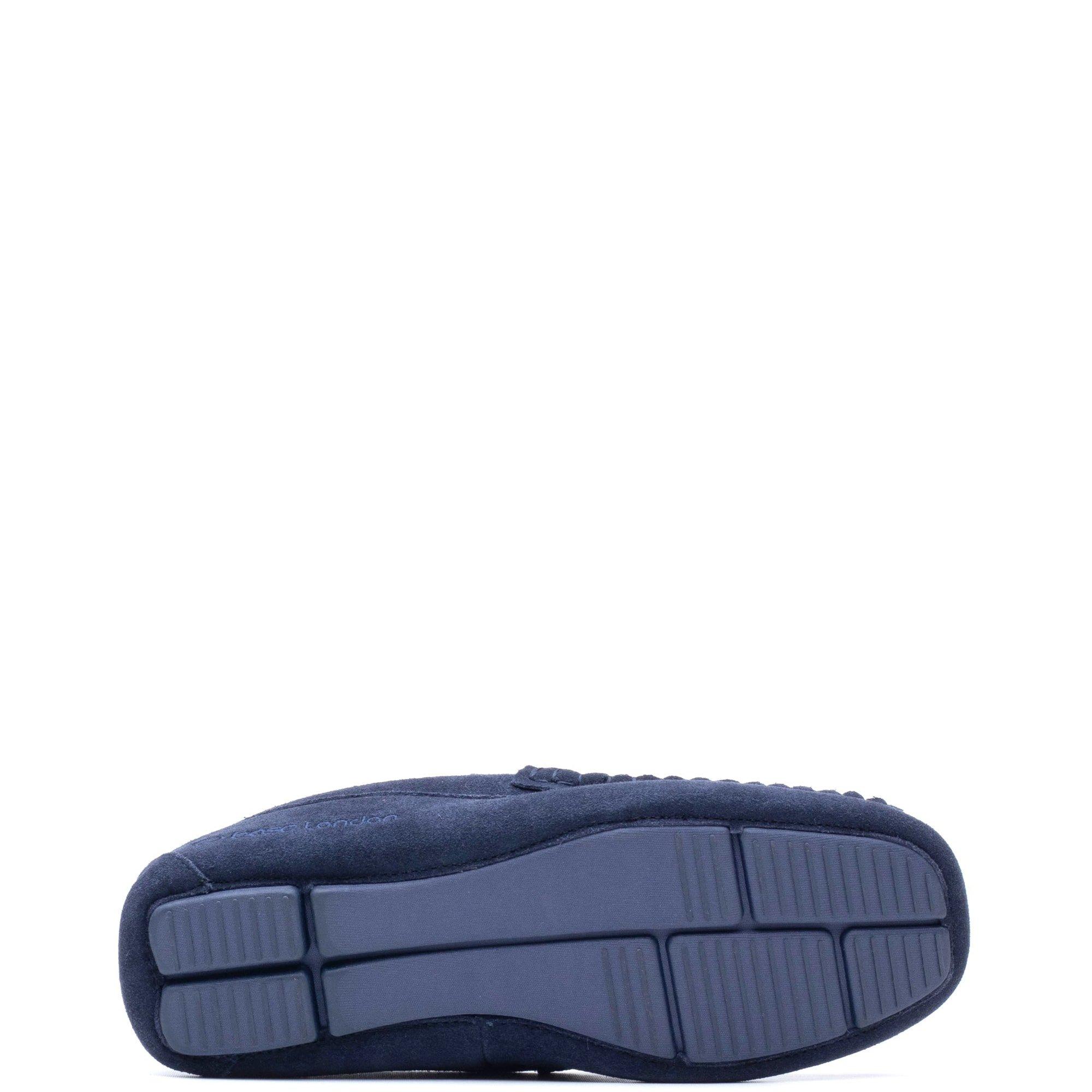 Navy - Base London - NOAH SUEDE SLIPPER - 5
