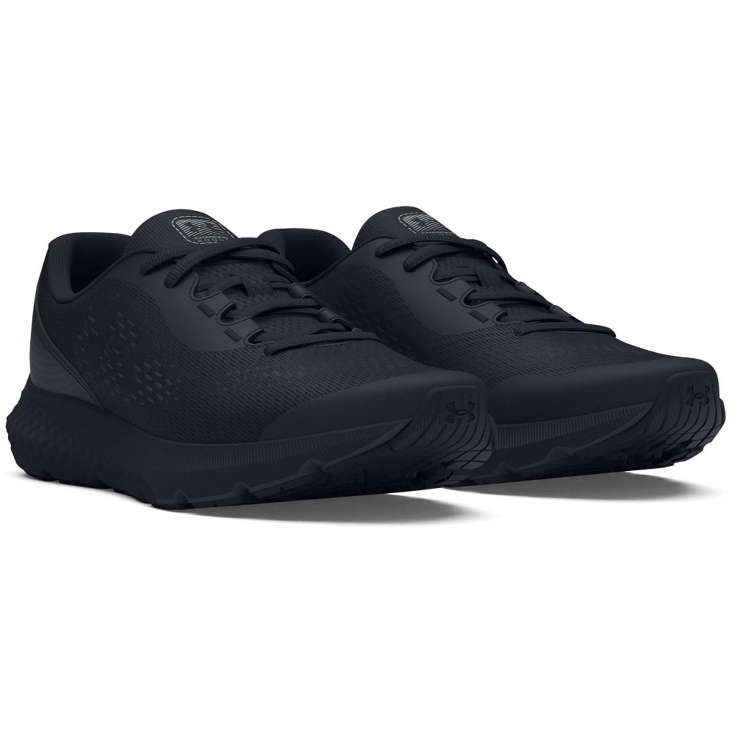 Black - Under Armour - Grade School Rogue 4 Running Shoes - 3