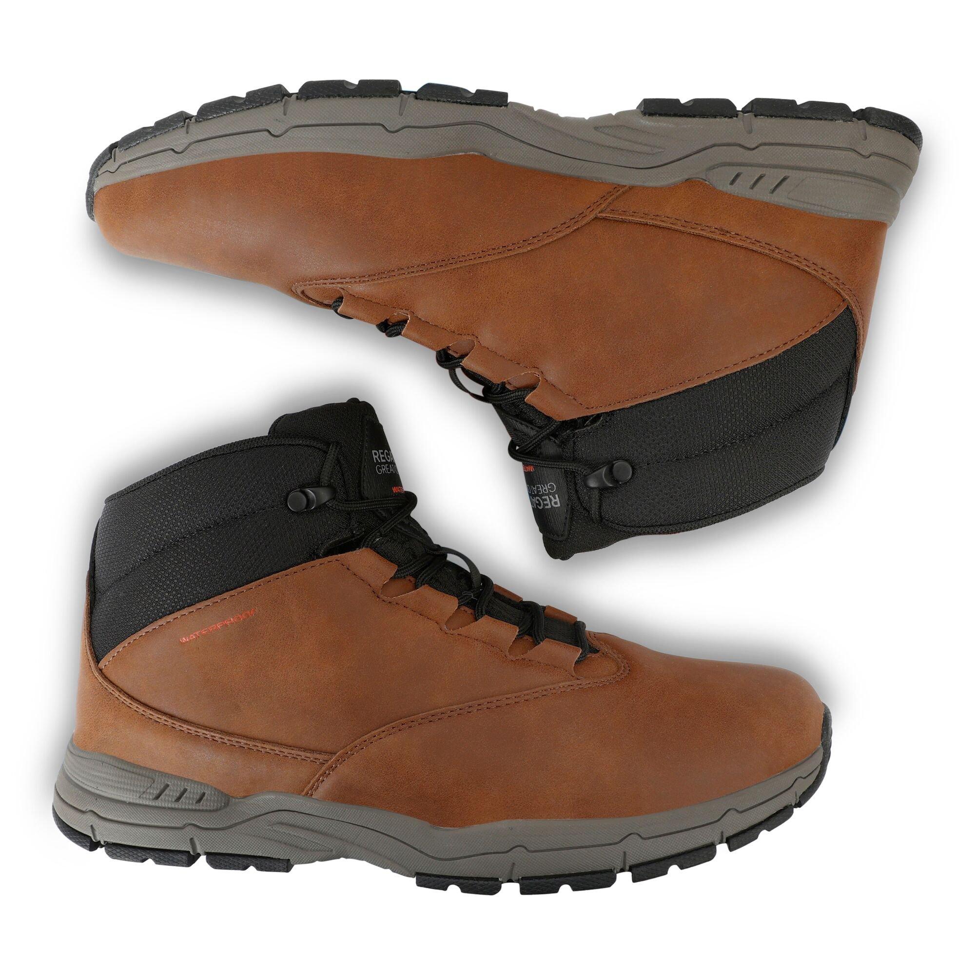 Saddle - Regatta - Men's Denison Synthetic Leather Waterproof Hiking Boots - 3