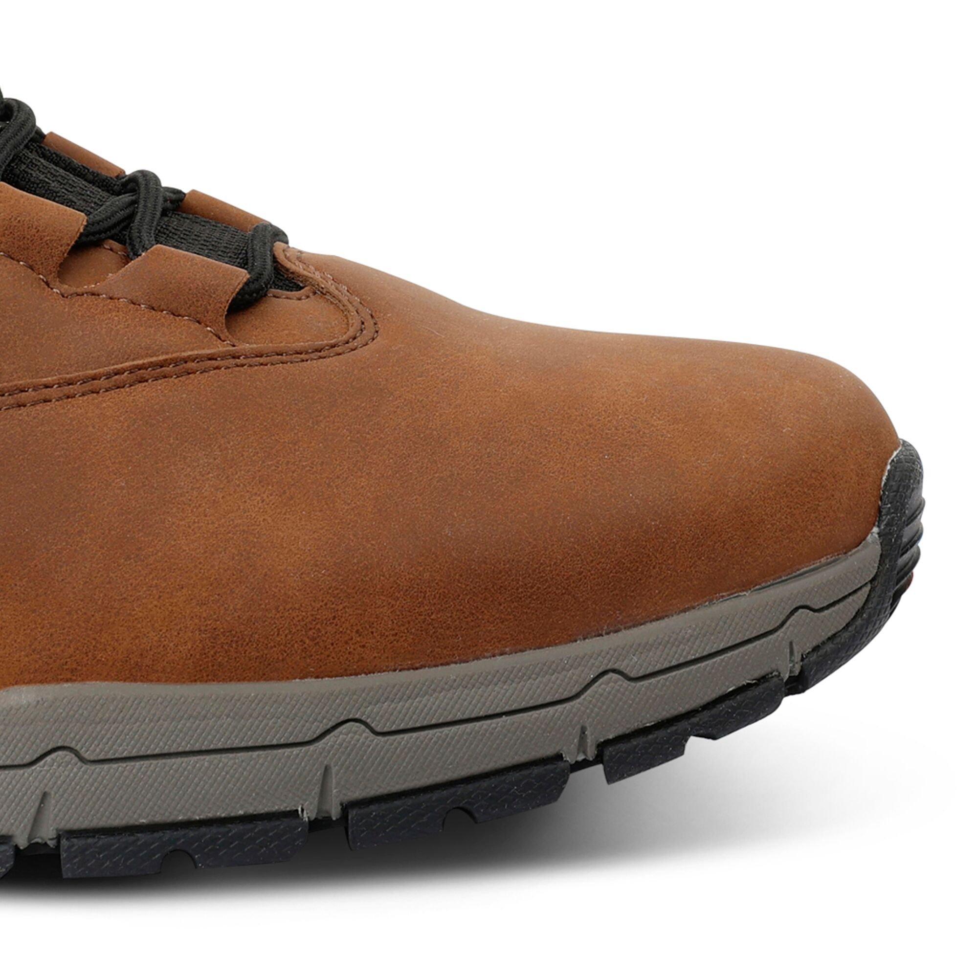 Saddle - Regatta - Men's Denison Synthetic Leather Waterproof Hiking Boots - 8