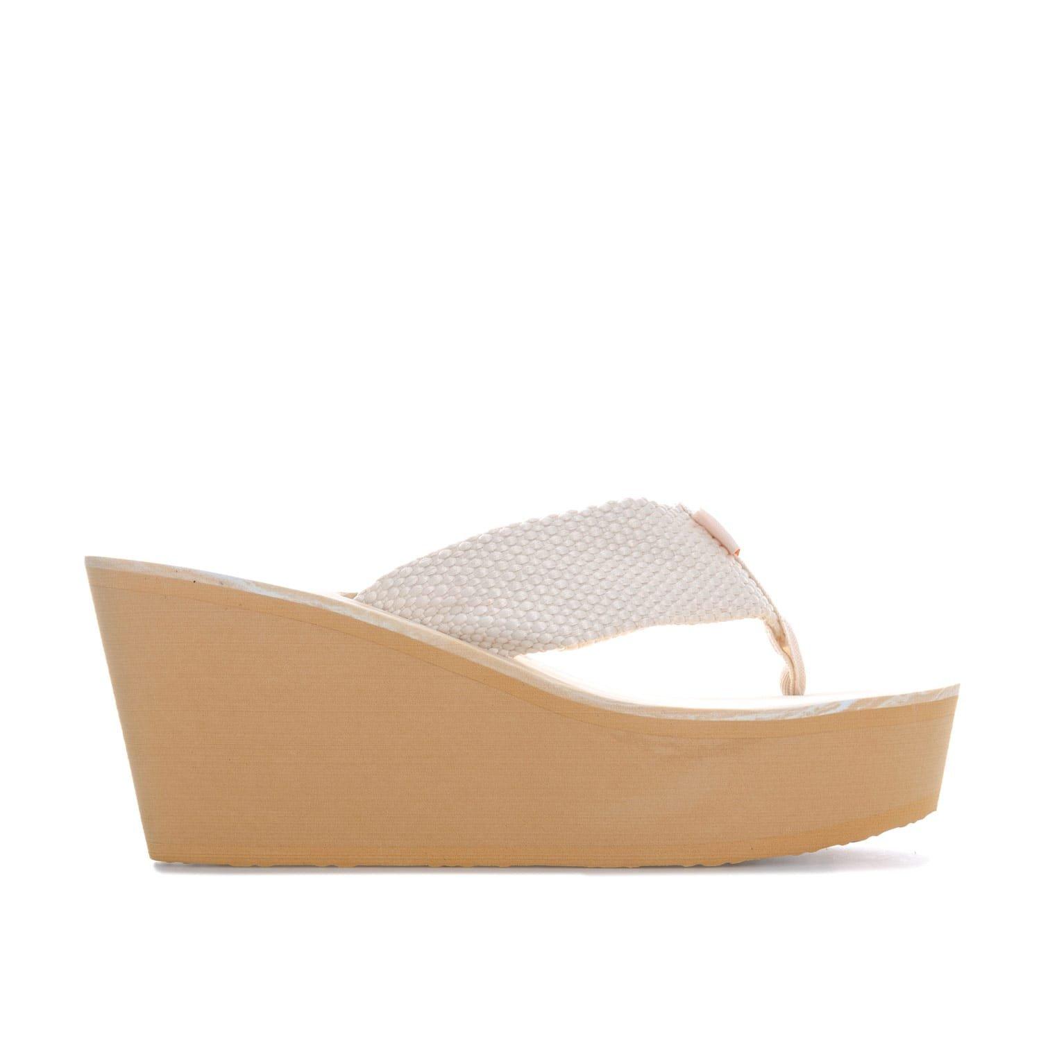 Cream - Rocket Dog - Diver Wedge Sandals - 1