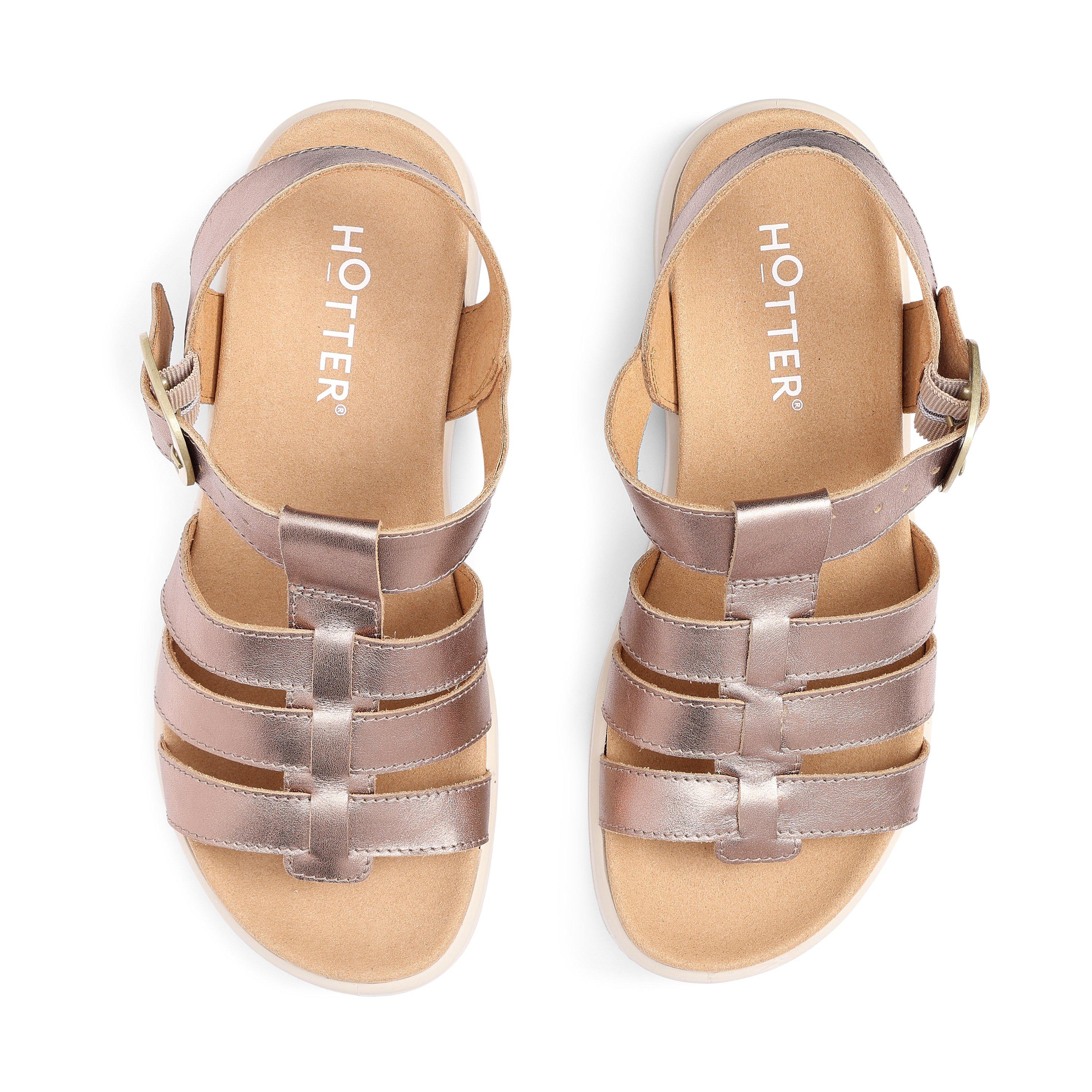 Rose Gold - Hotter - Alanya Sandals Standard Fit - 3