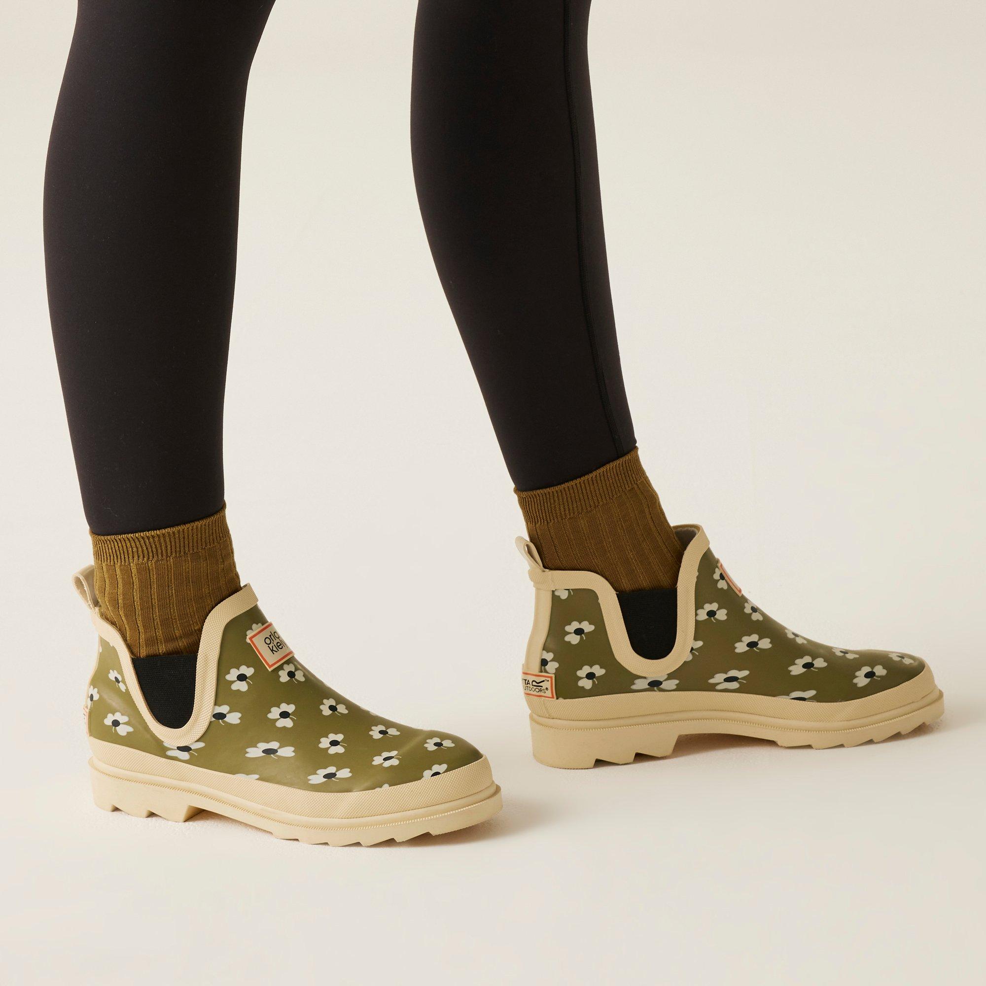 Clover Olive - Regatta - Orla Kiely Welly Mid - 4