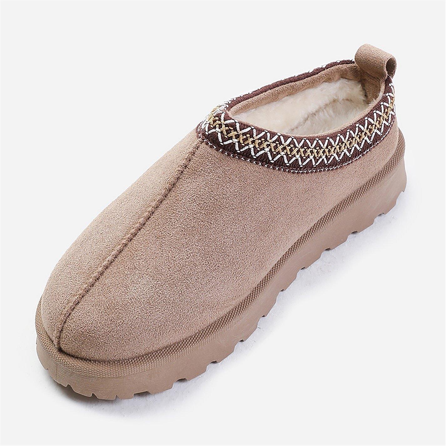 Camelsuede - Wheres That From - Pine Camel Faux-Suede Fur Lining Slipper Boots - 3