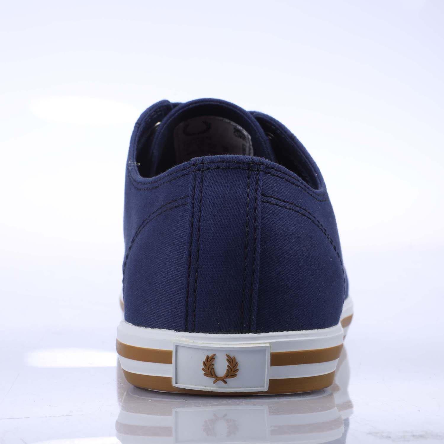 Navy - Fred Perry - Kingston Twill Trainers - 5