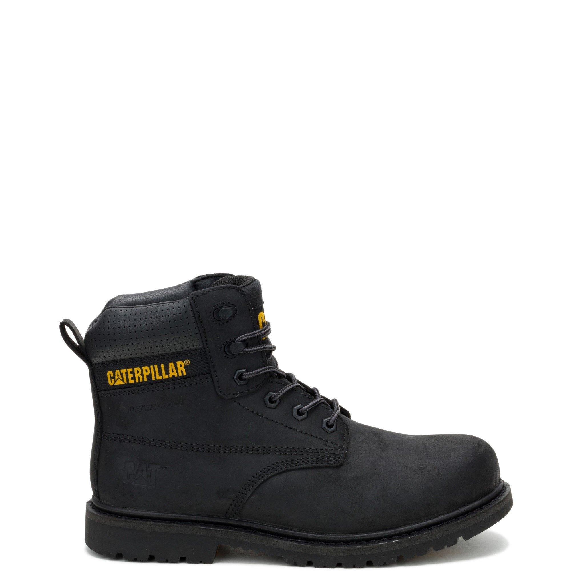 Black - Caterpillar - Silva Lace up Occupational Work Boot - 1