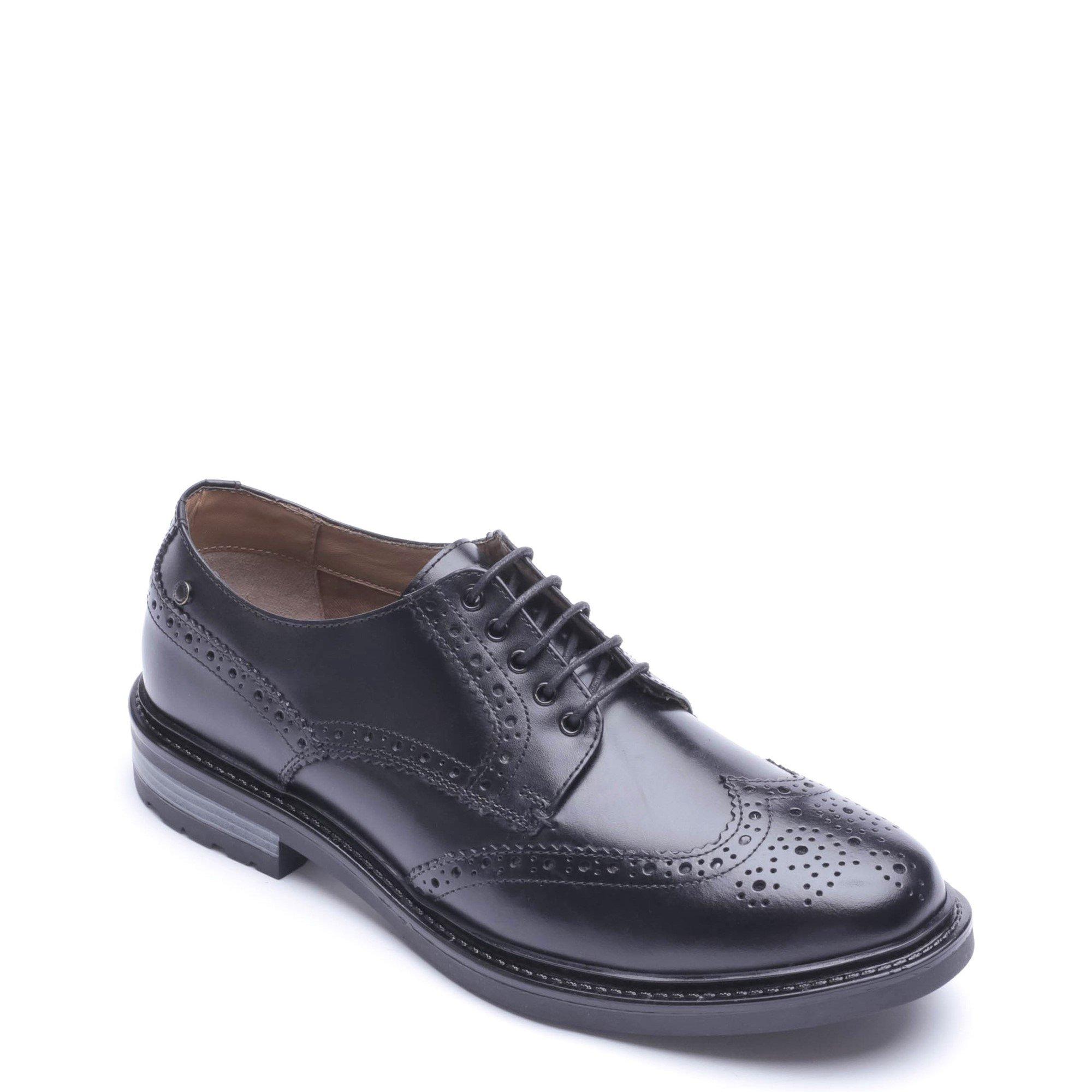 Black - Base London - TANNER BROGUE SHOE - 2