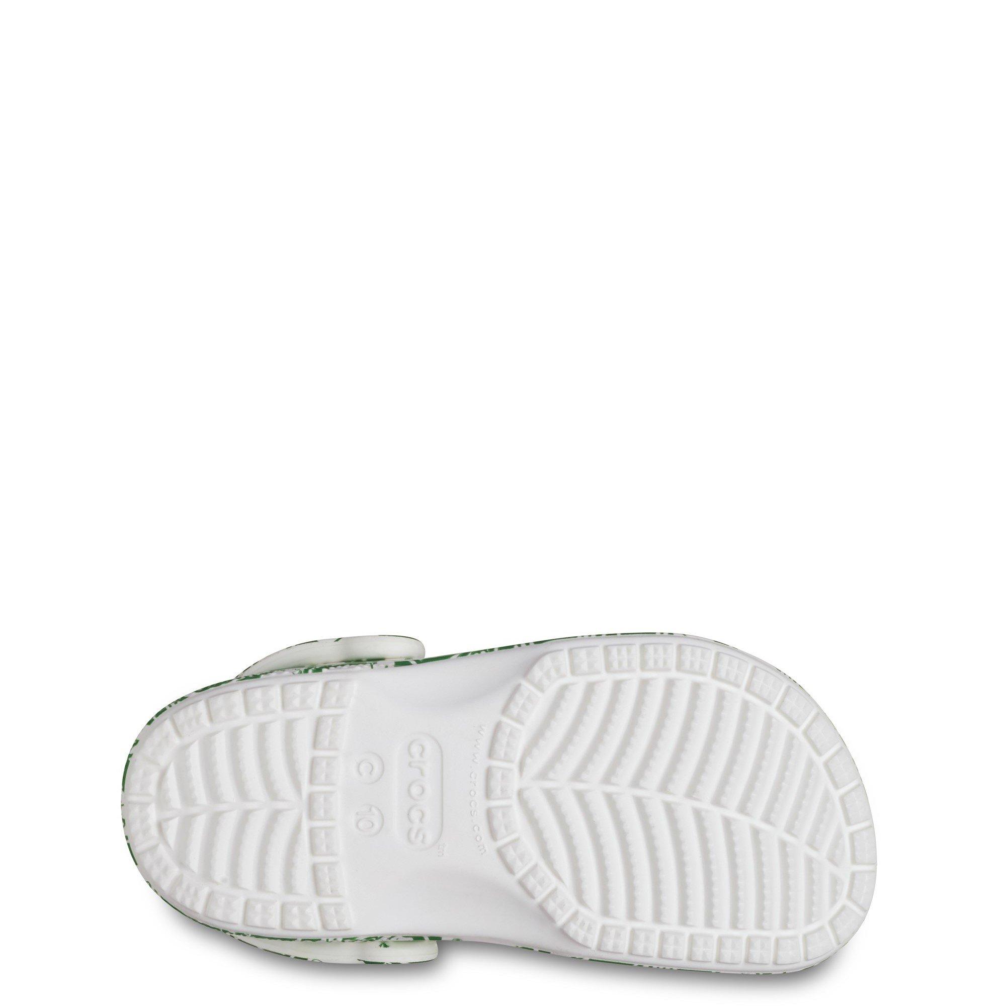 Green - Crocs - Kids' Classic Graphic Clogs - 5