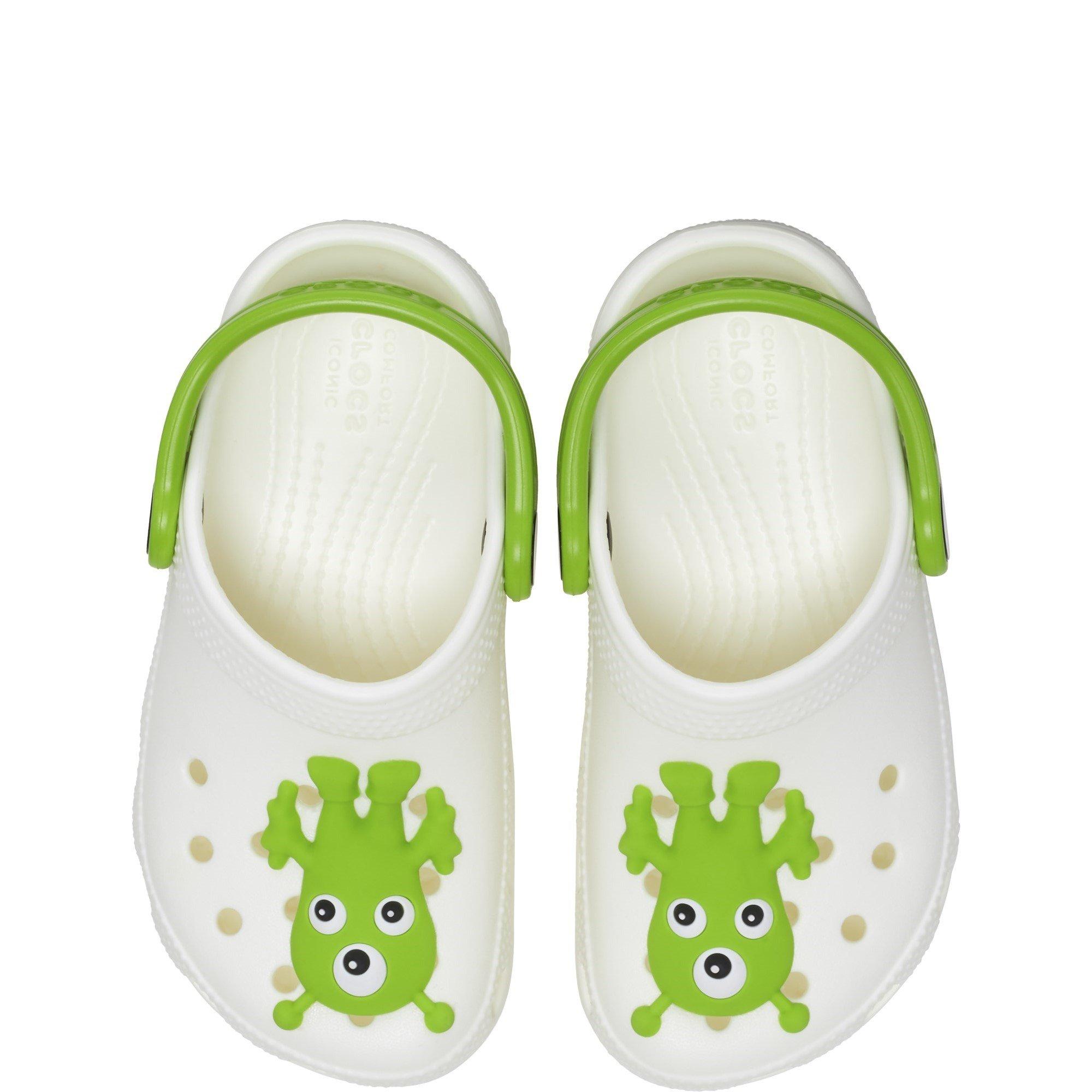 White - Crocs - Classic Alien Character Clog - 4