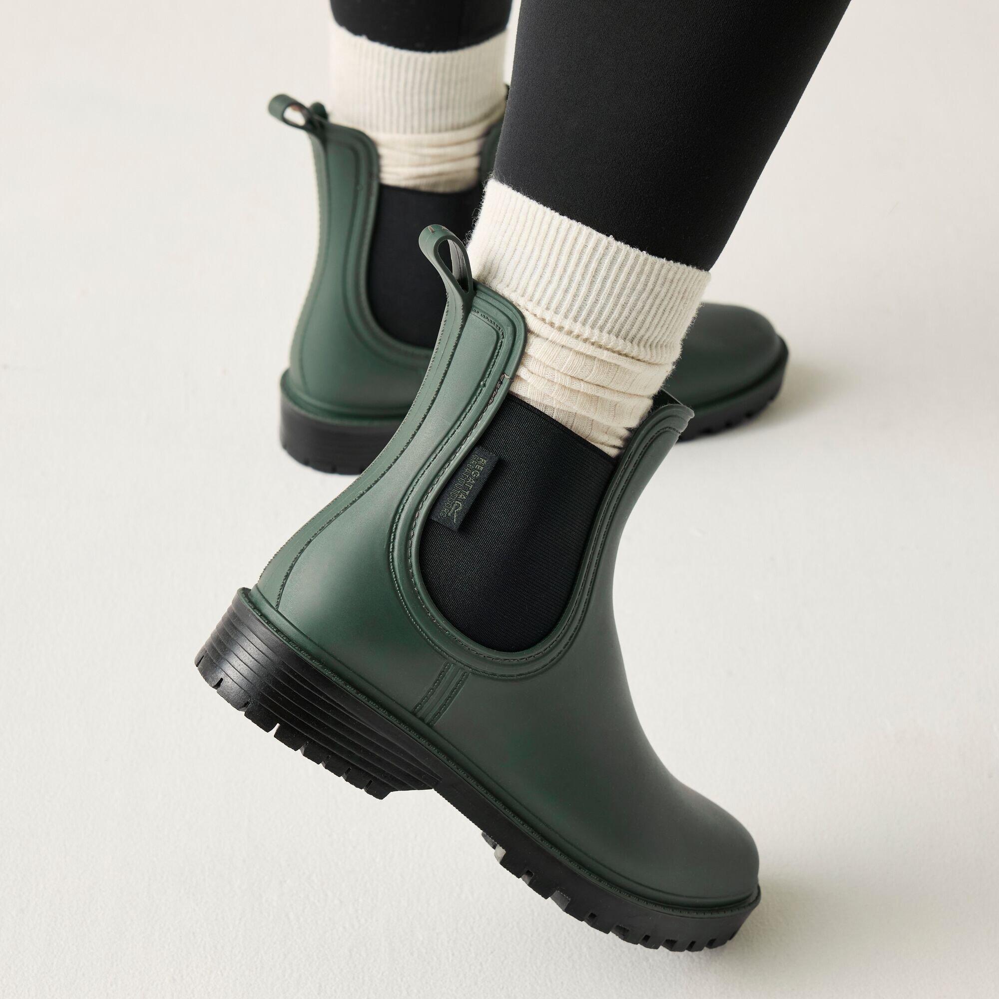 Regatta Women's Harriett Ii Waterproof Wellingtons - Deep Green - EU37/UK4