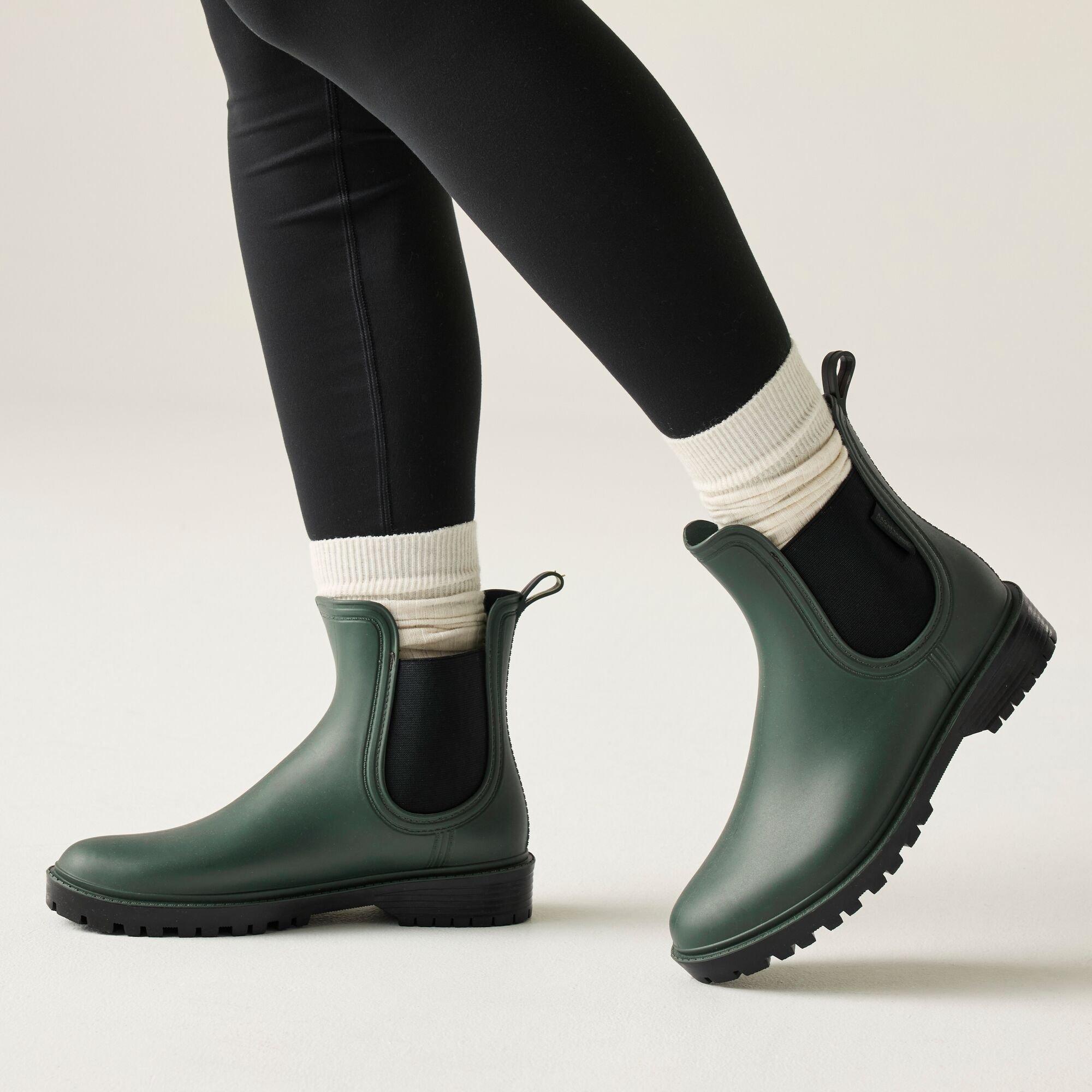 Deep Green - Regatta - Womens Harriett II Waterproof Wellington Boots - 4