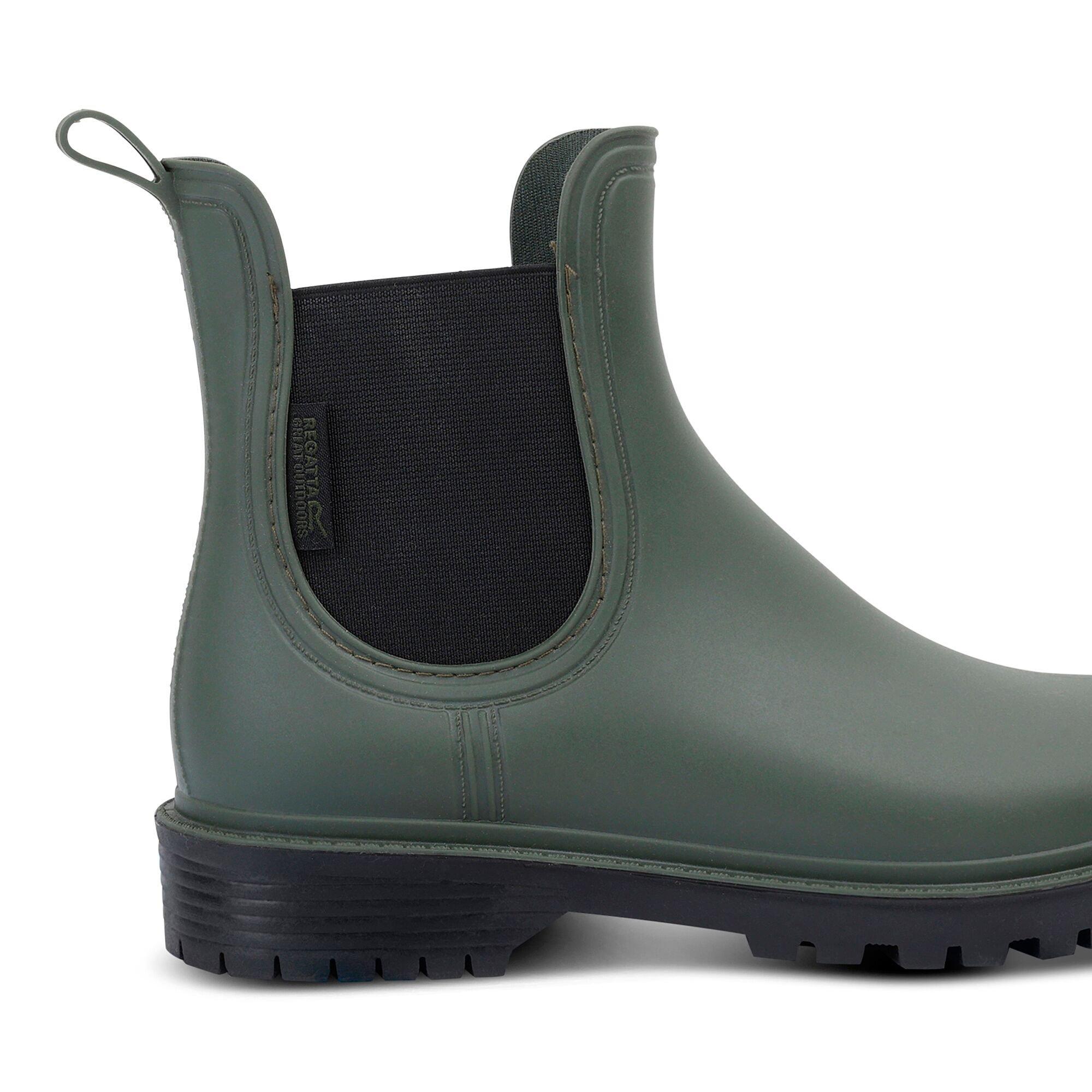 Deep Green - Regatta - Womens Harriett II Waterproof Wellington Boots - 10