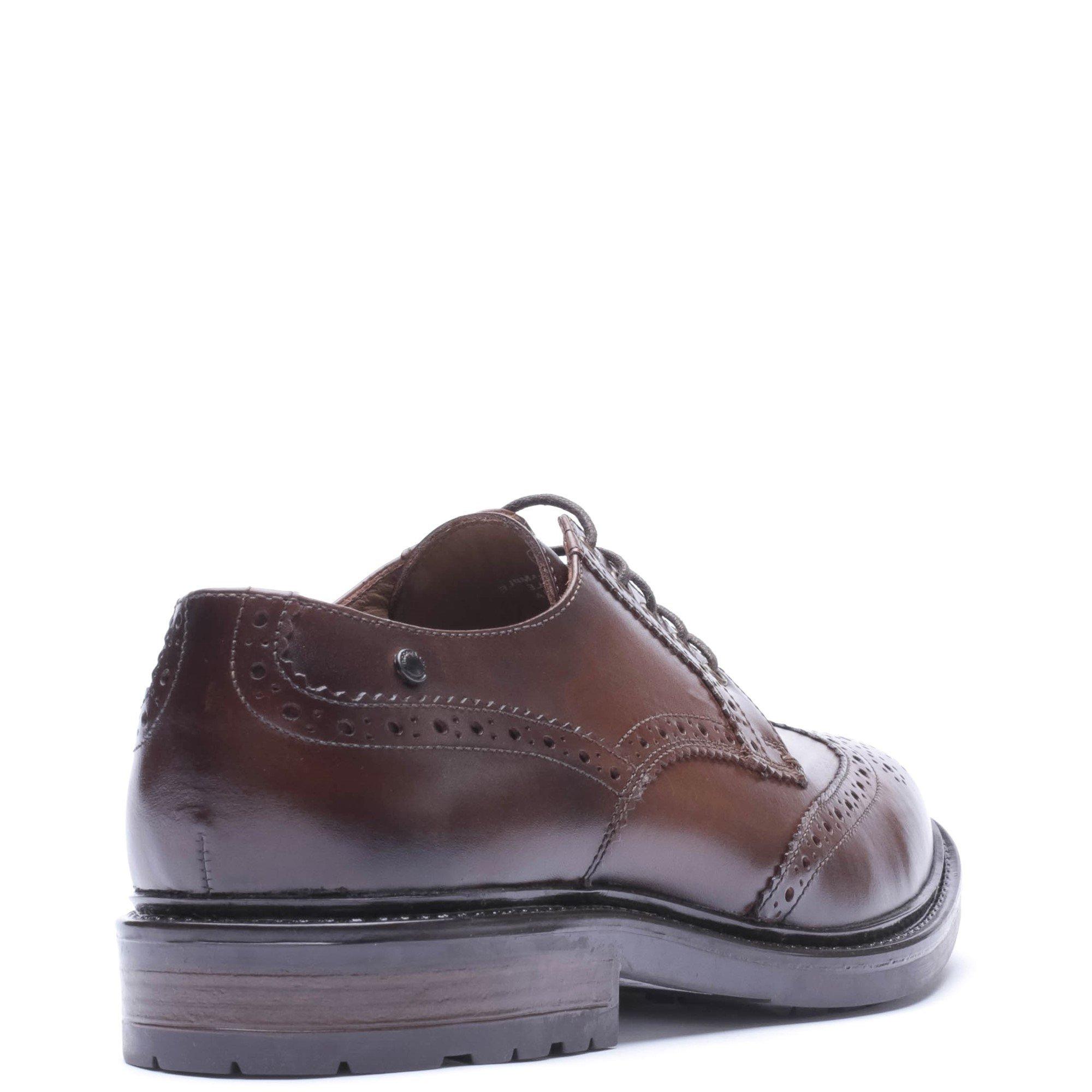 Brown - Base London - TANNER BROGUE SHOE - 3