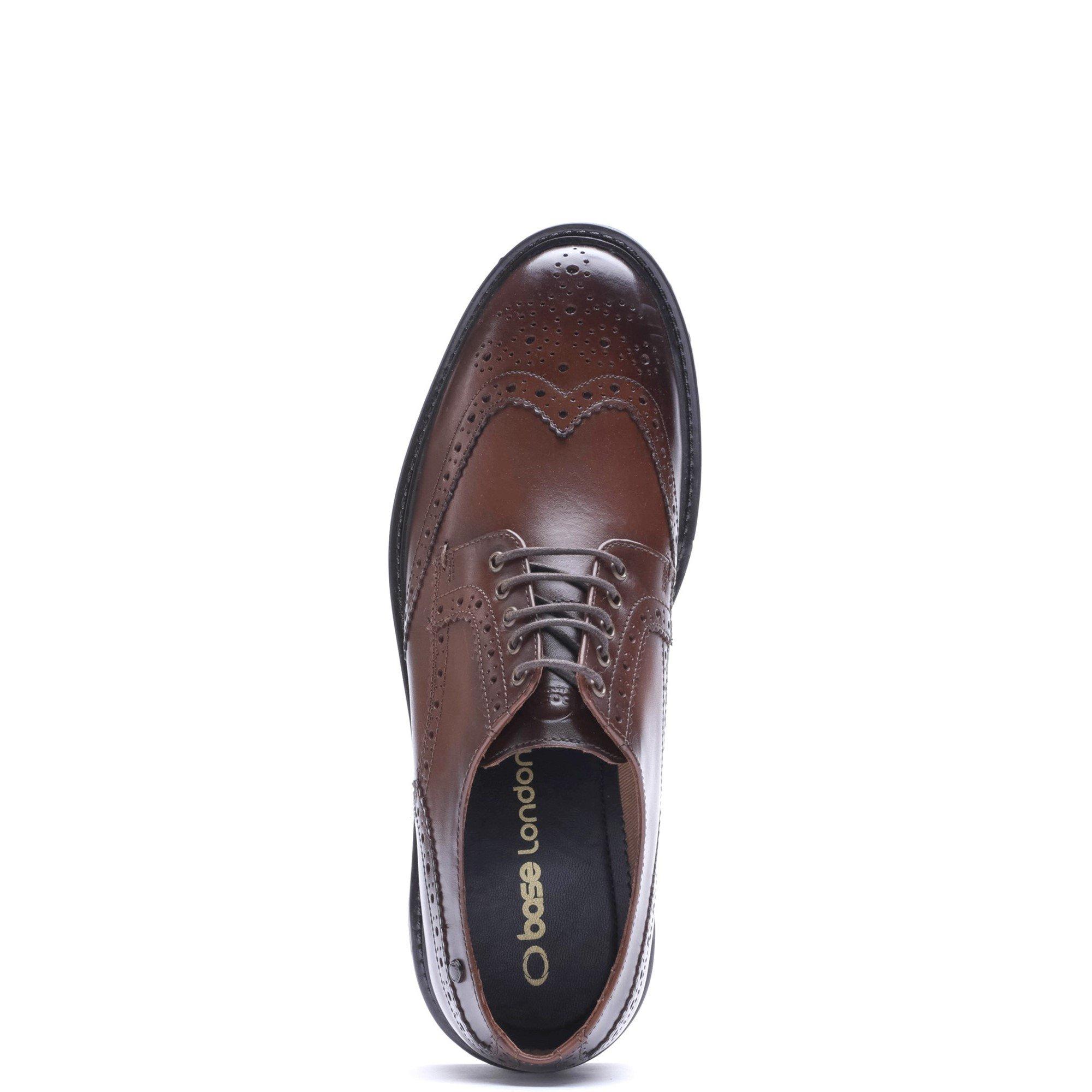 Brown - Base London - TANNER BROGUE SHOE - 4