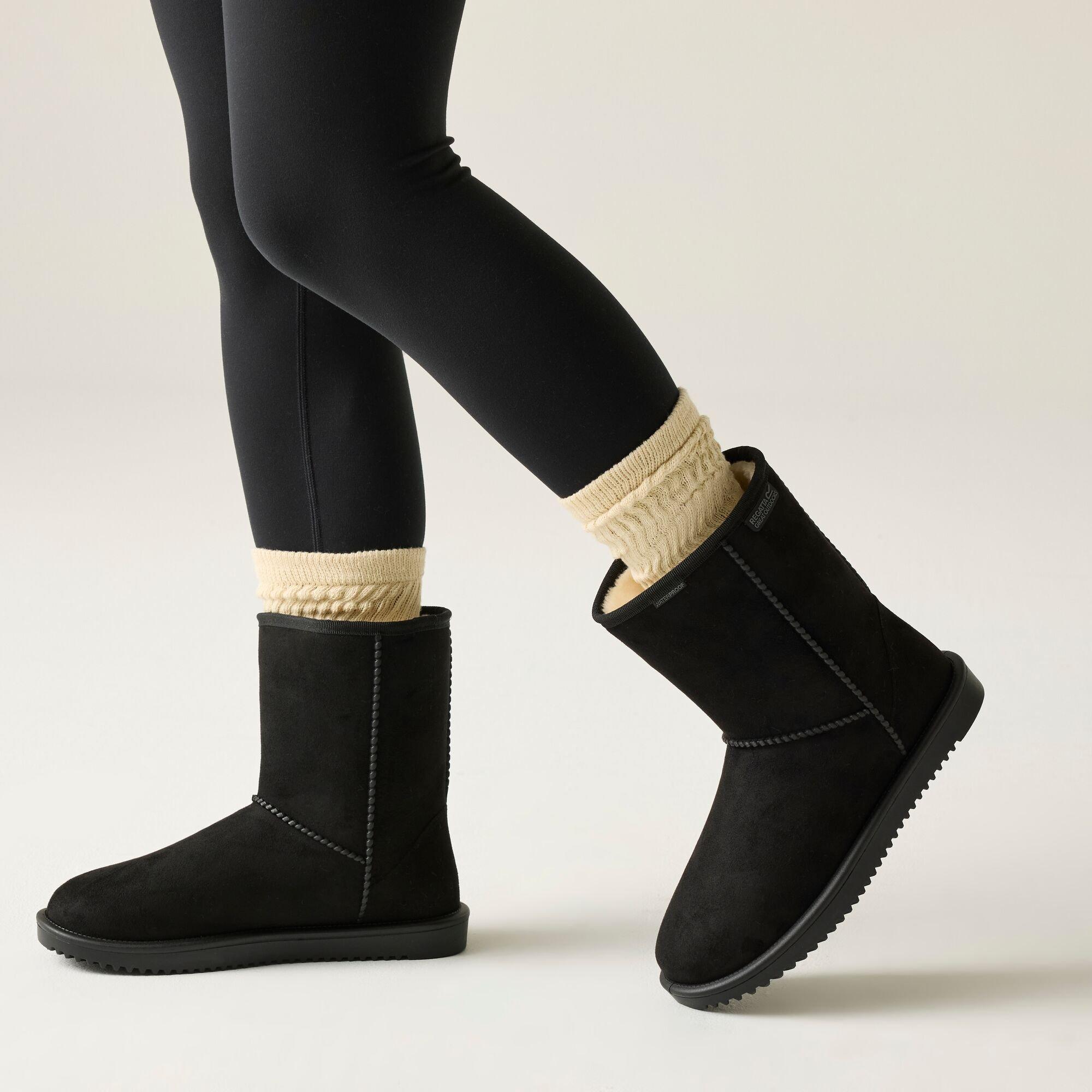 Regatta Women's Risley Mid Waterproof Boots - Black - EU37/UK4