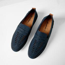 Threadbare Faux Suede Woven Loafers