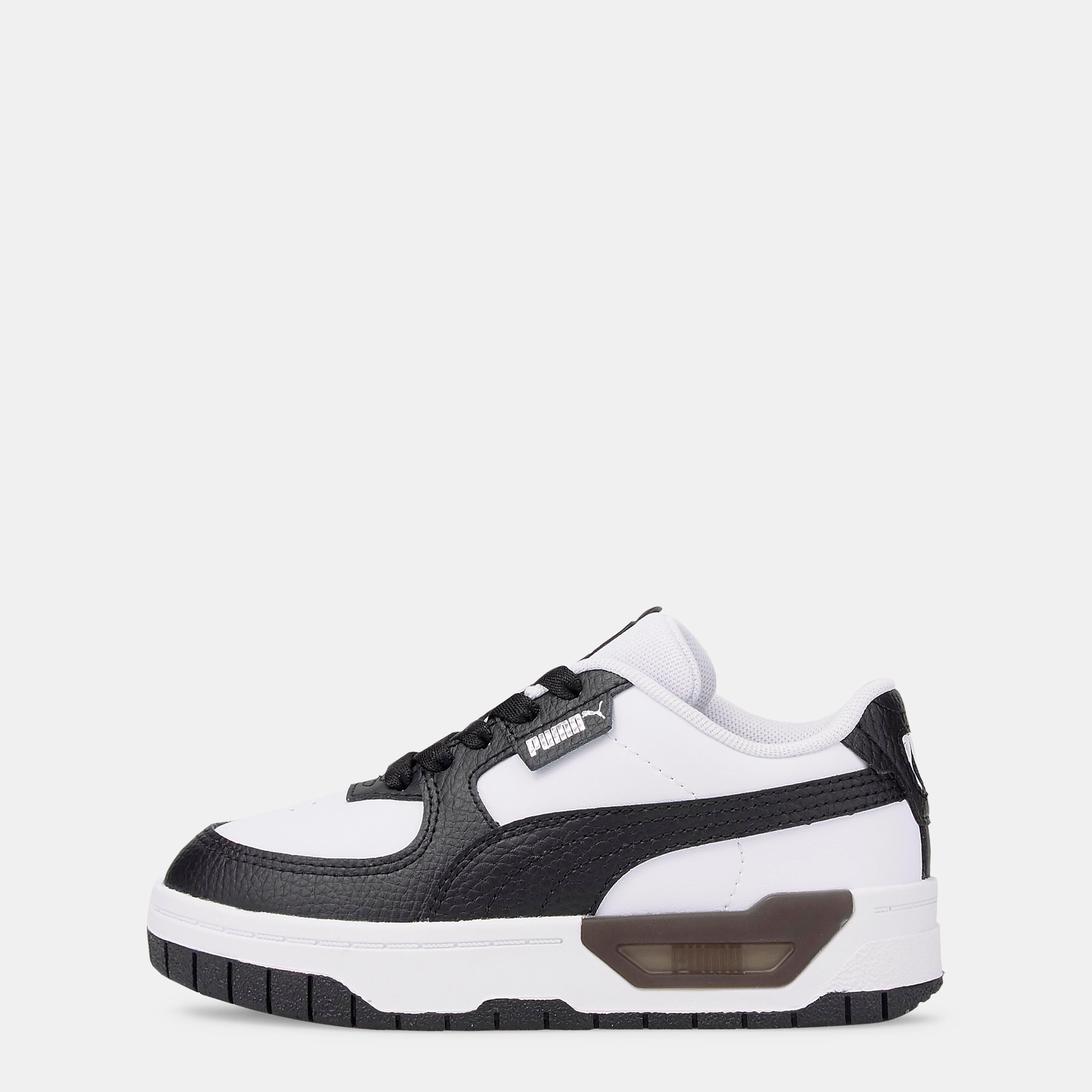 White Black - Puma - Cali Dream Leather Trainer - 1