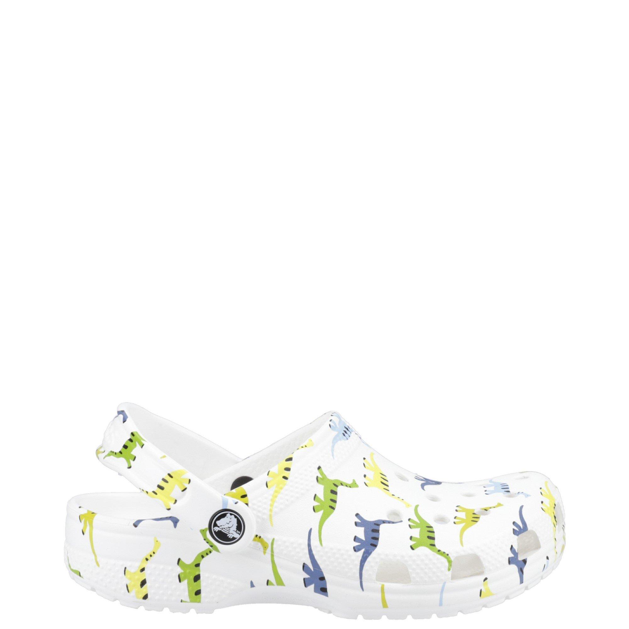 White - Crocs - Kids' Classic Clogs - 1