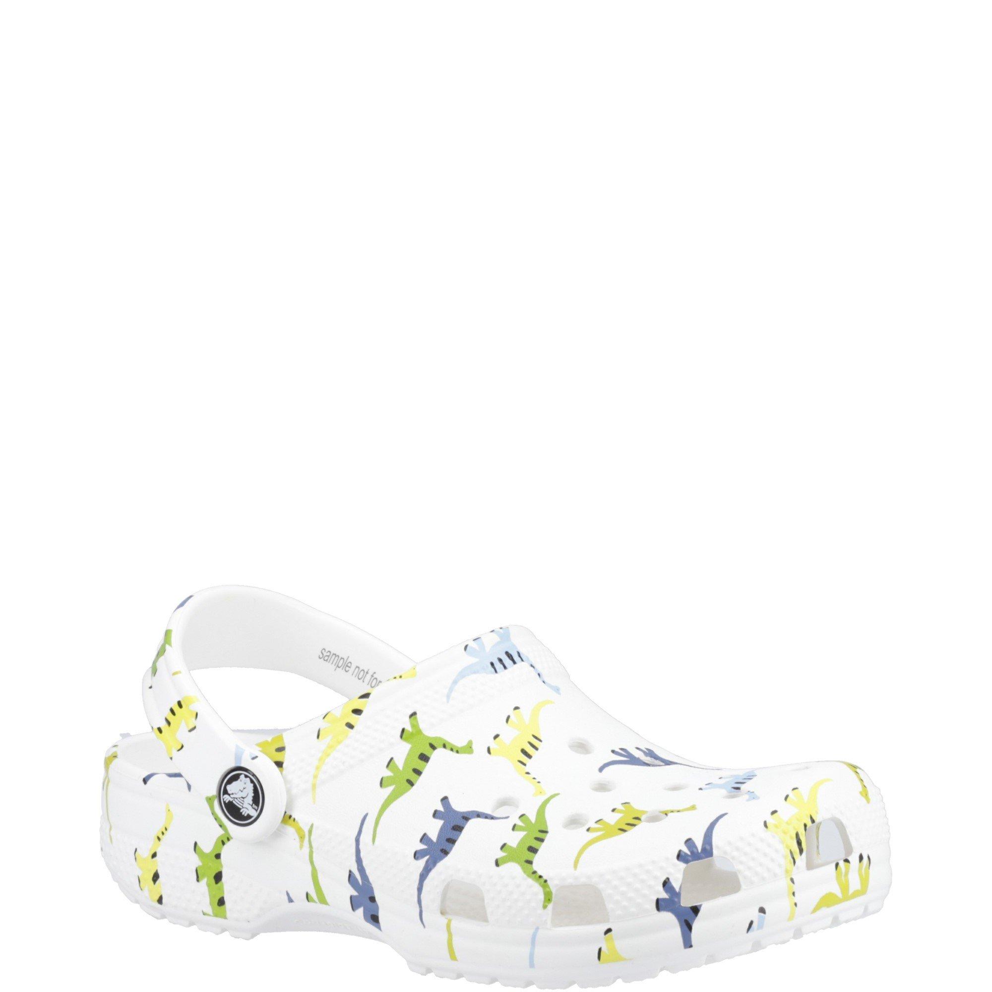 White - Crocs - Kids' Classic Clogs - 2
