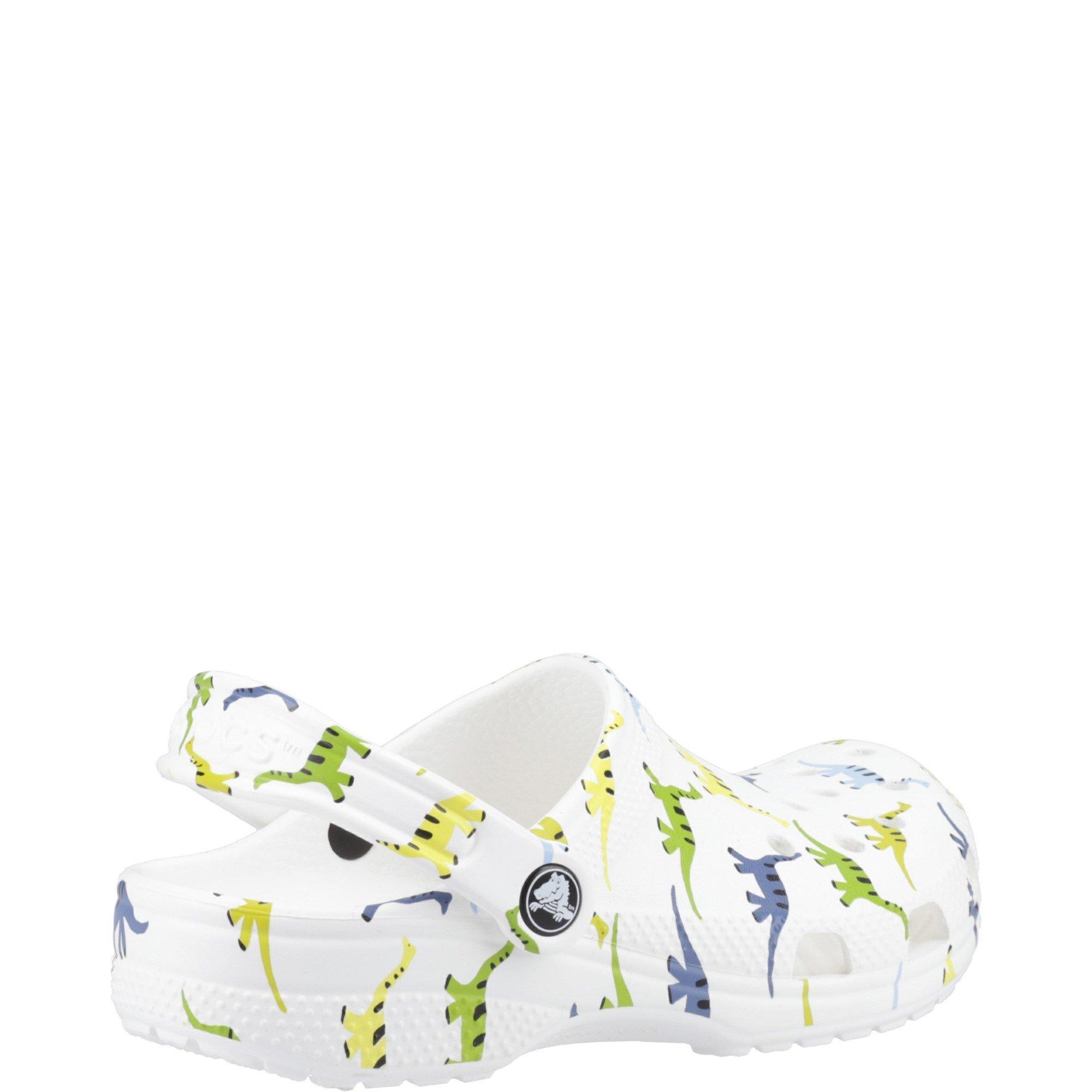 White - Crocs - Kids' Classic Clogs - 3