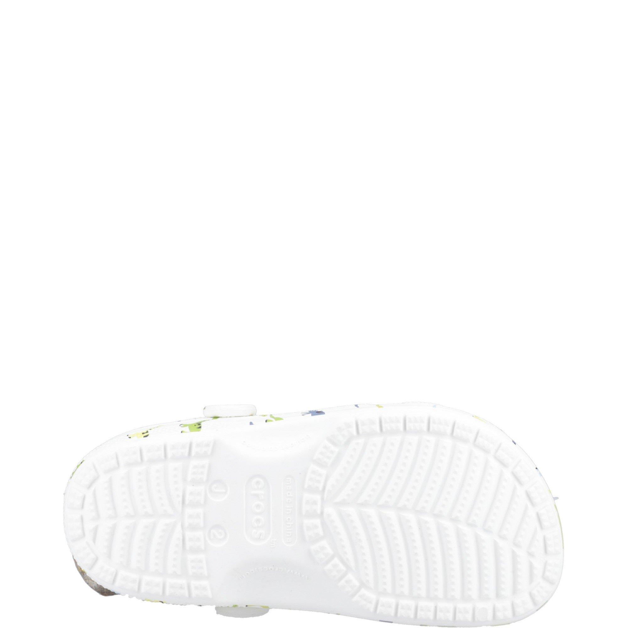 White - Crocs - Kids' Classic Clogs - 4
