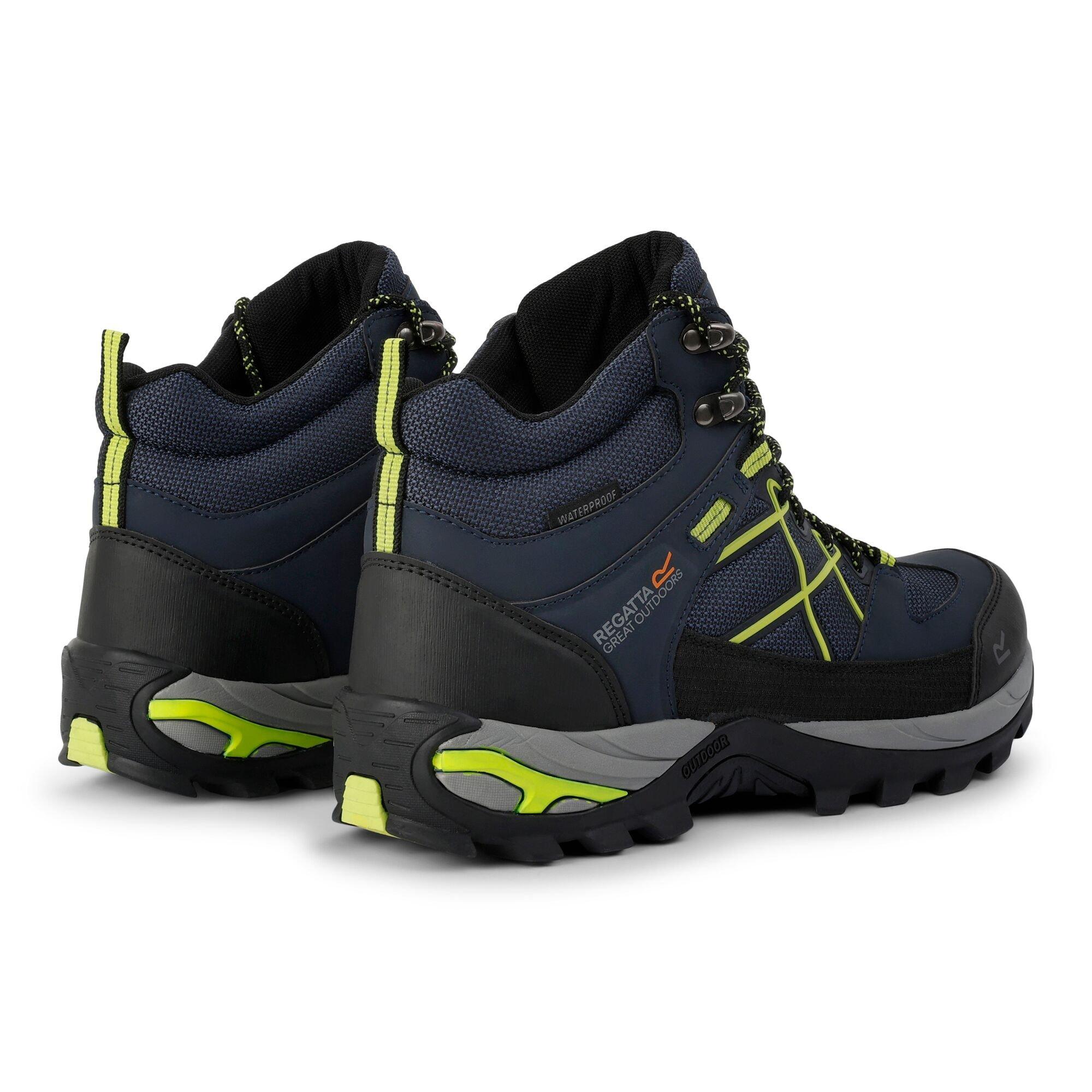 Navy/Lime Punch - Regatta - Mens Samaris III Waterproof Walking Boots - 2